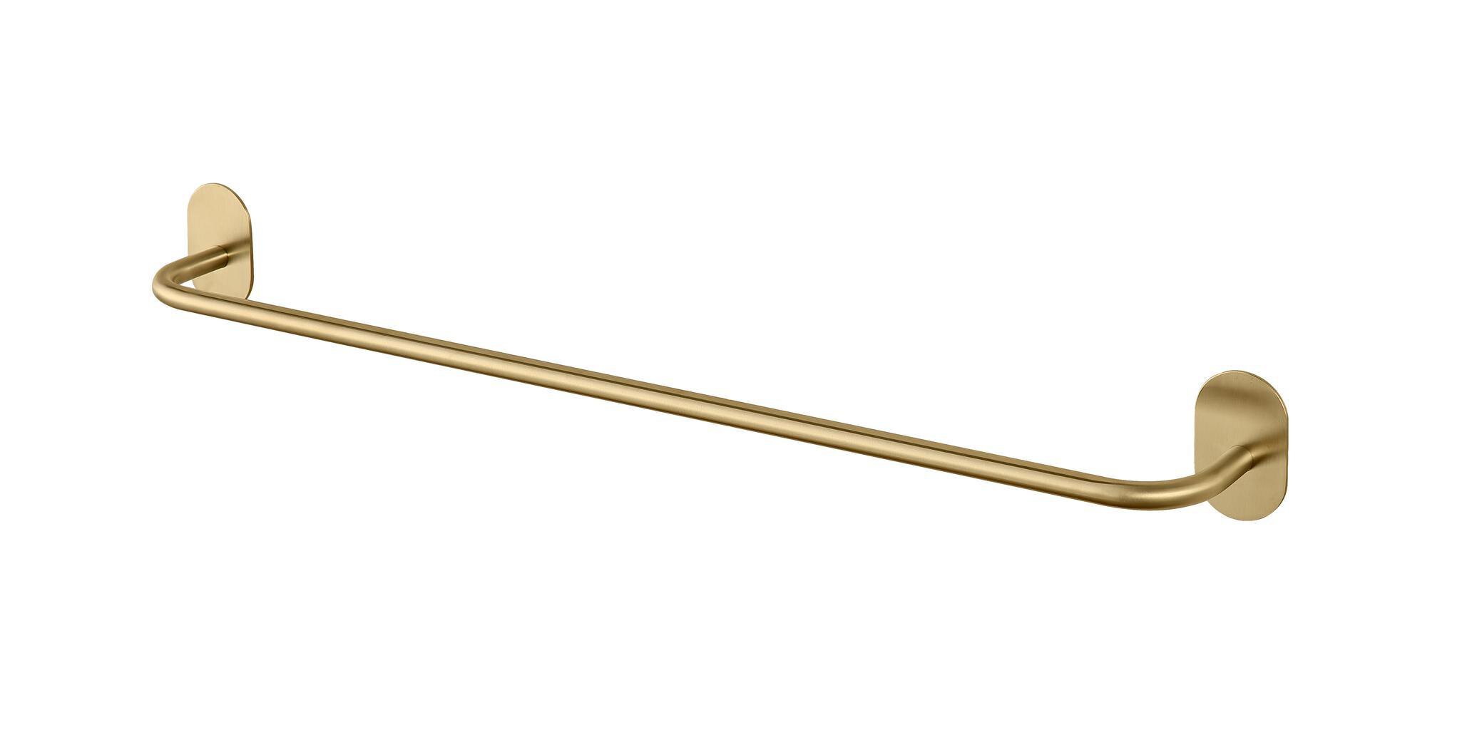 Toallero Baho Bolt oro cepillado 40cm (adhesivo 3M)