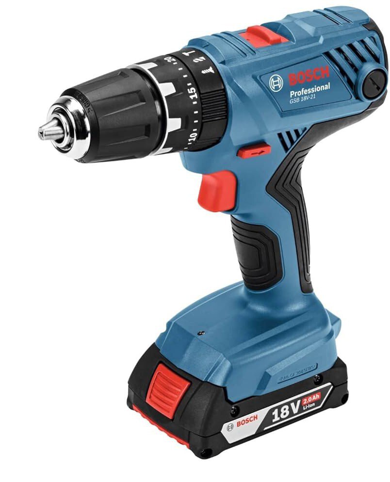 Pz. Bosch Taladro percutor a batería GSB18V_21