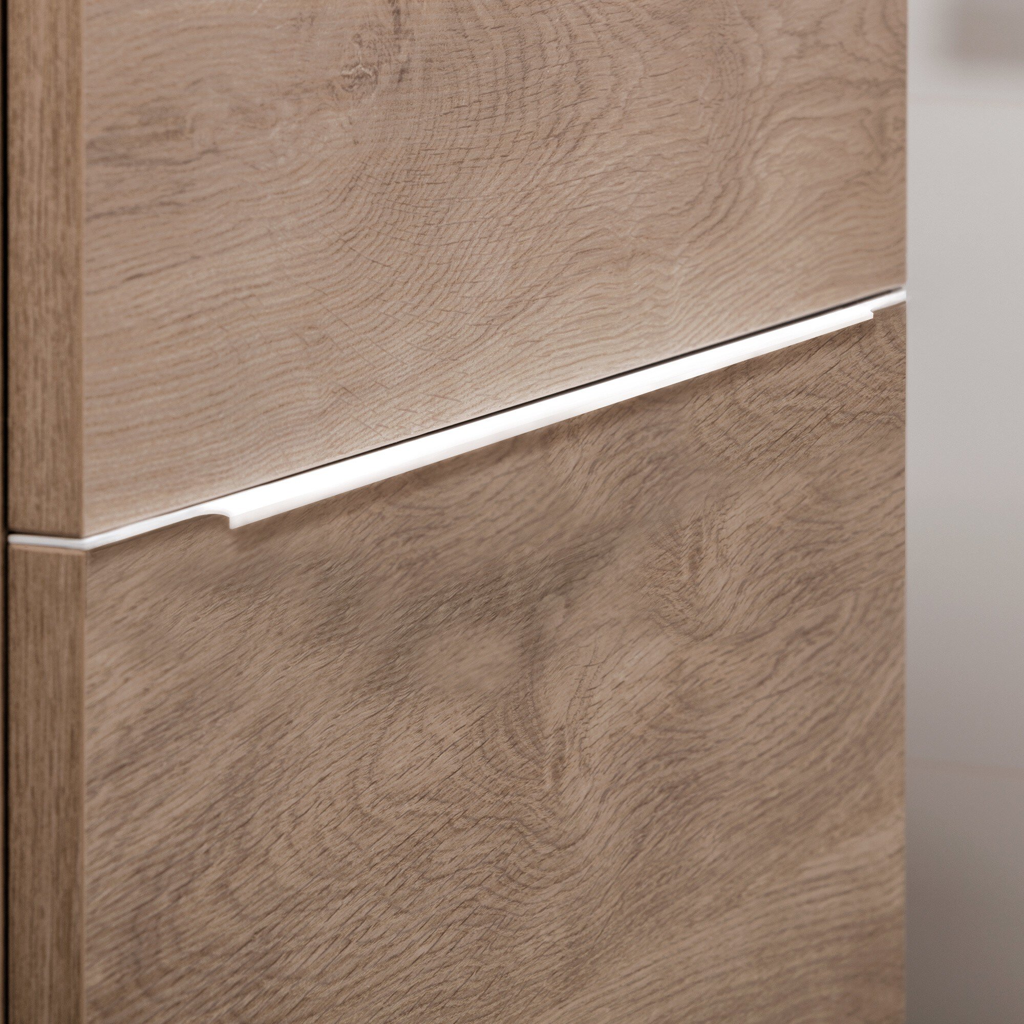 Tirador plus para mueble Baho Lucca blanco 70 cm