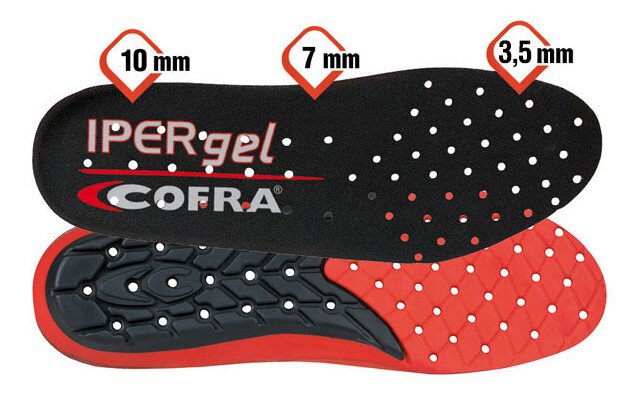 Pz.Cofra plantilla iper gel t.44