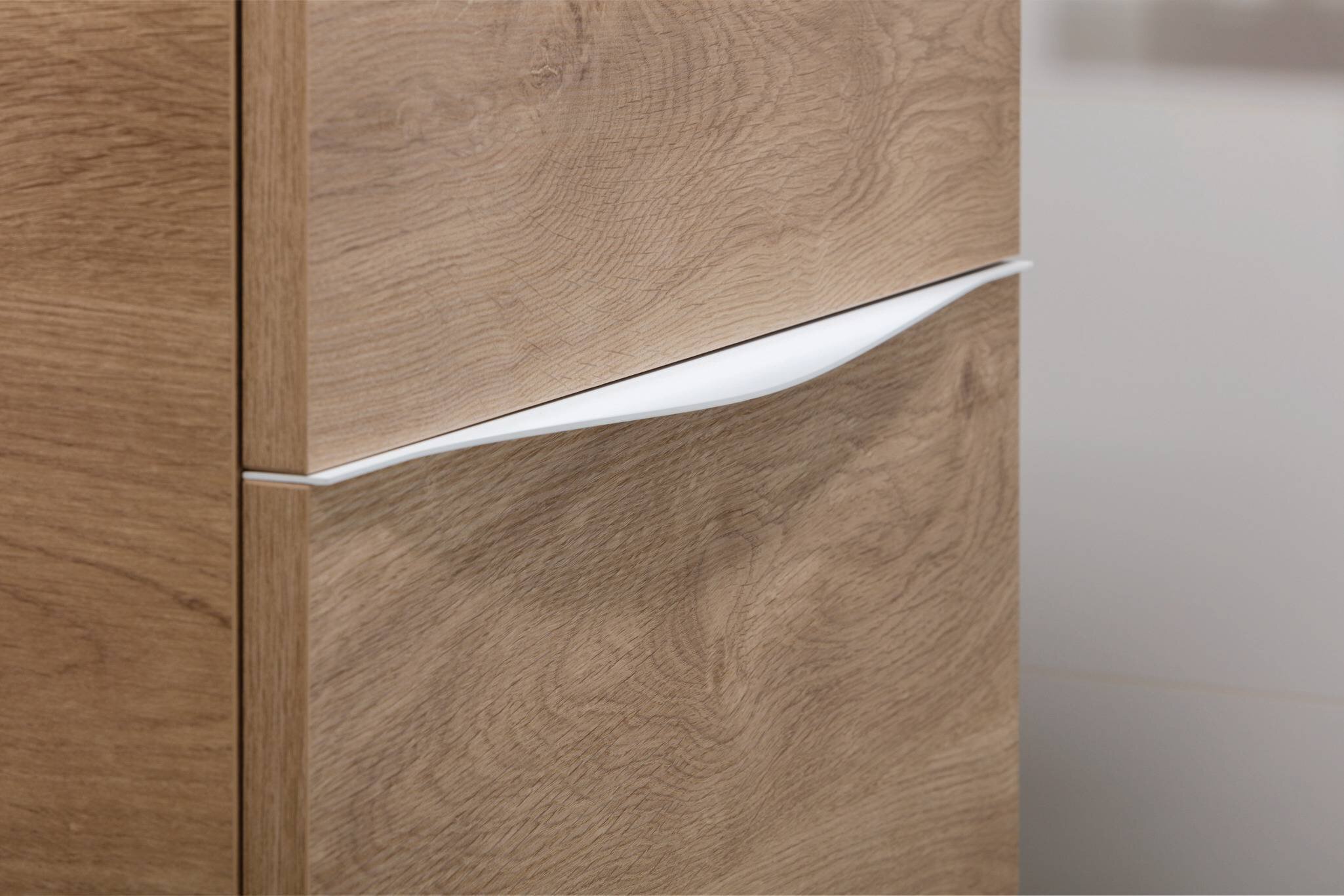 Tirador Baho para mueble Lucca blanco 20 cm