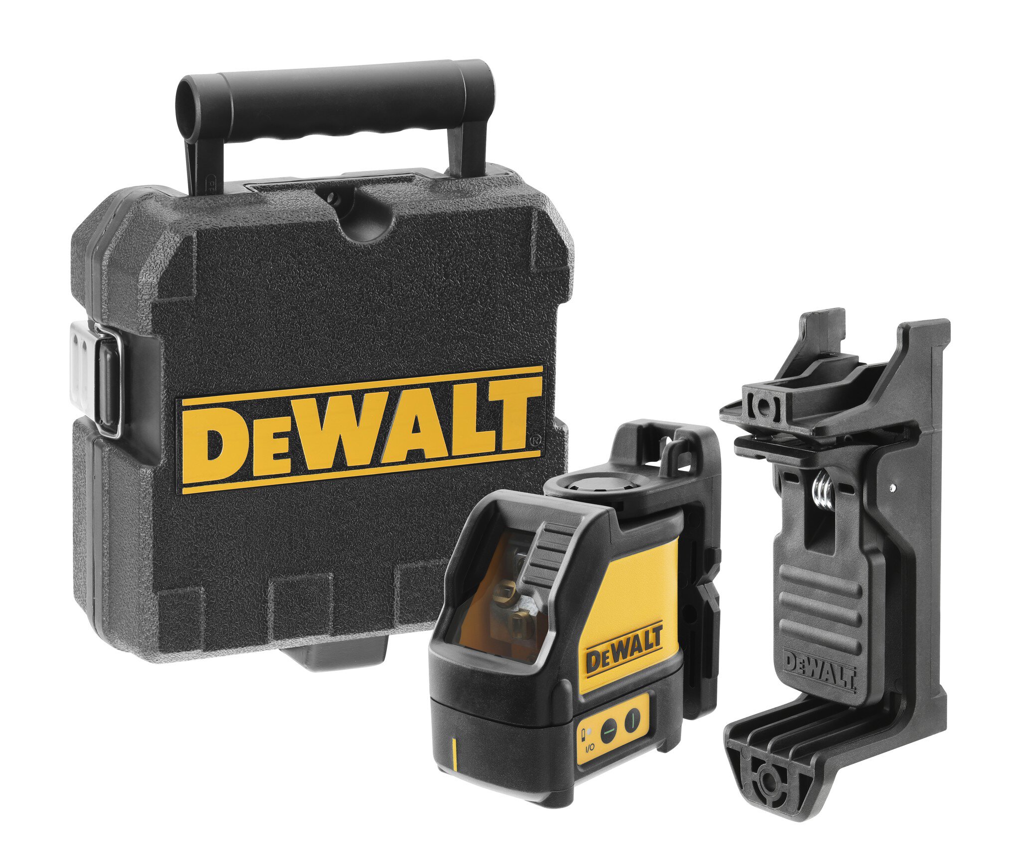 Pz. Dewalt laser DW088CG-XJ autonivelante de 2 lineas en cruz verde (horizontal y vertical)