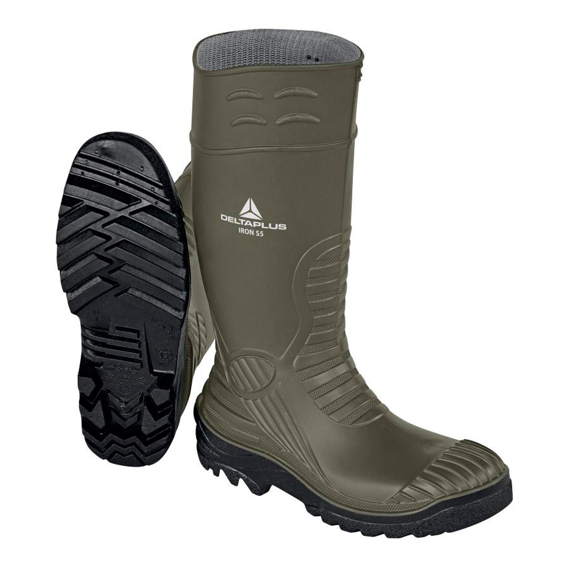 Pz.Deltaplus bota de agua Iron S5 SRC kaki 43