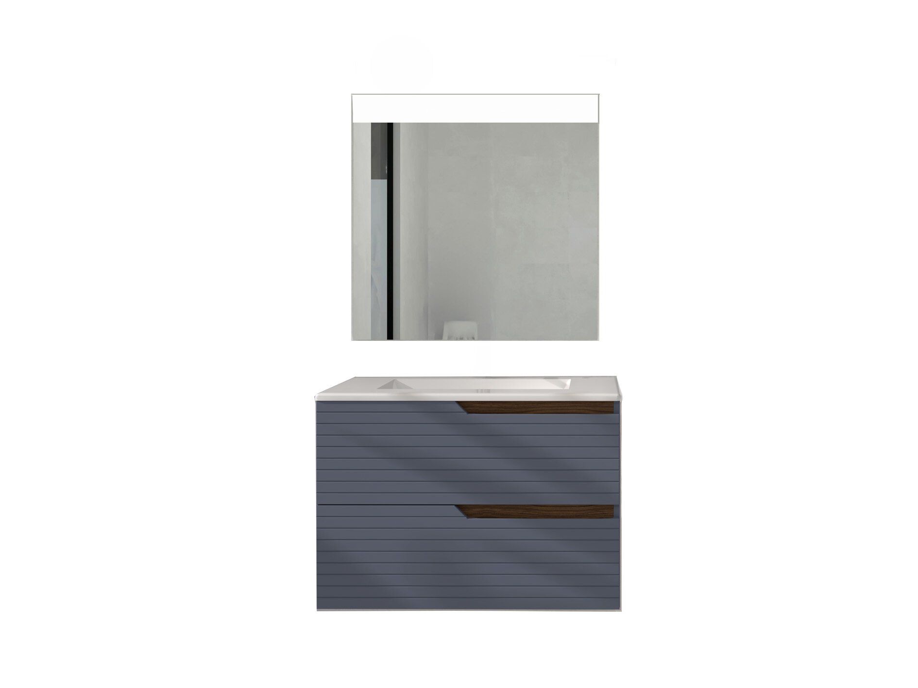 Conjunto Baho Plus 60 Donna Mare (Espejo Led)