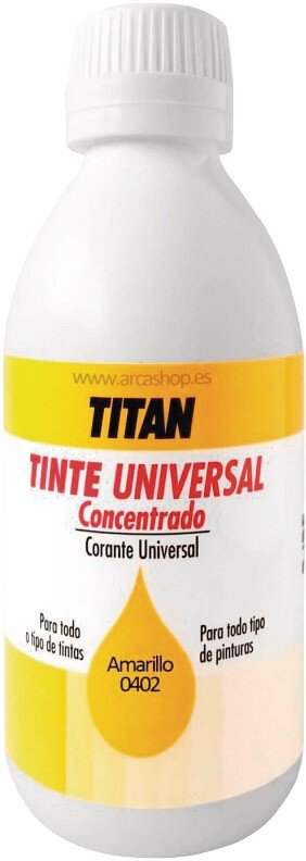 Bote Titan tinte universal amarillo 50ml