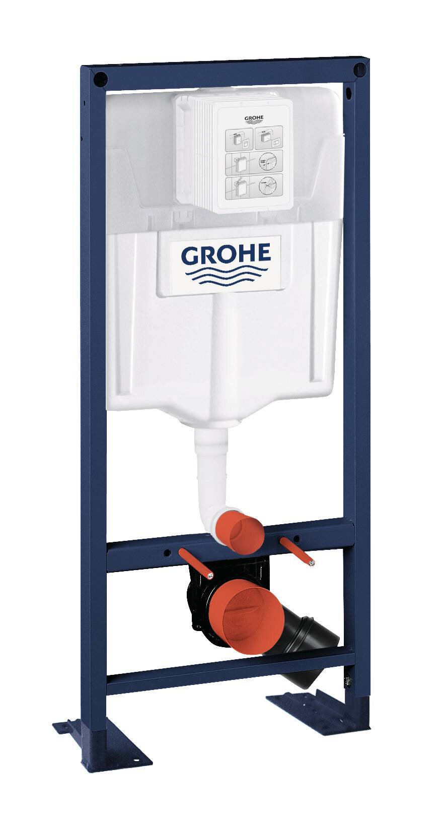 Acces.Grohedal 38584001 rapid sl para wc (instalacion en tabiques ligeros o autoportantes)