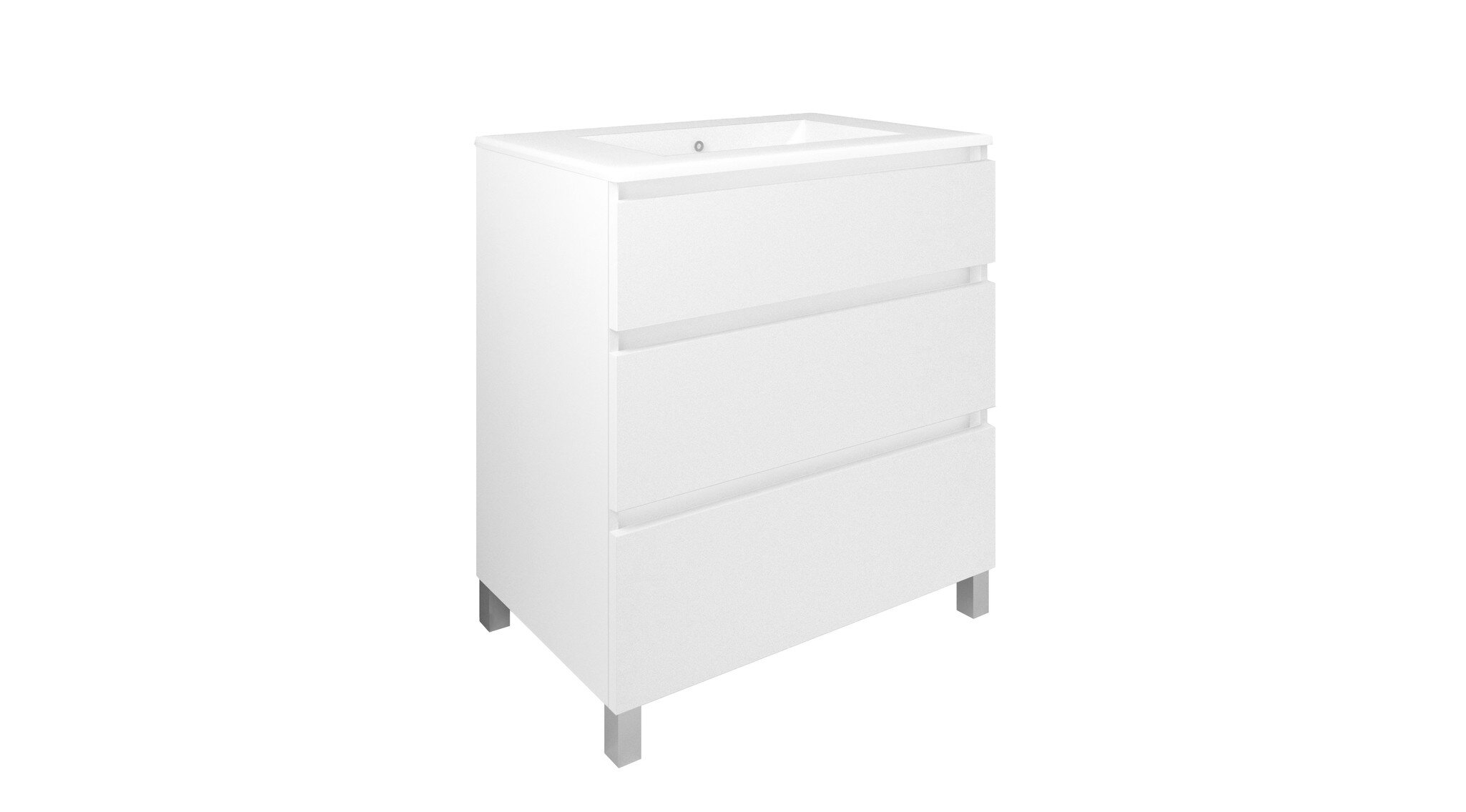 Mueble Baho Manning a suelo 80 blanco mate