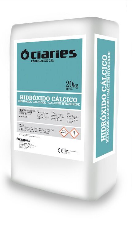 Saco Hidróxido de Cal para construcción de CIARIES CL-90 (20kg)