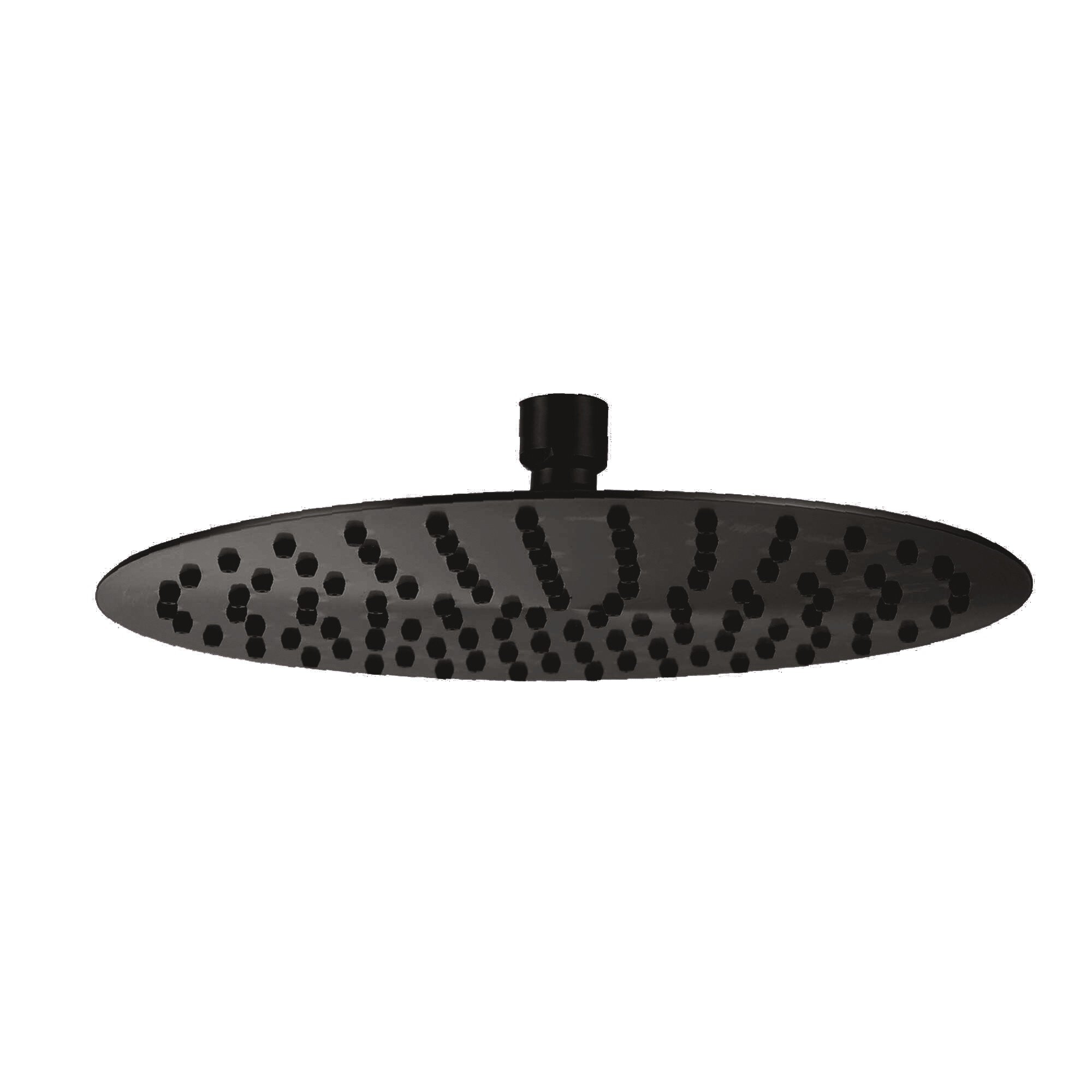Rociador extraplano Baho Rondo negro inox 30cm