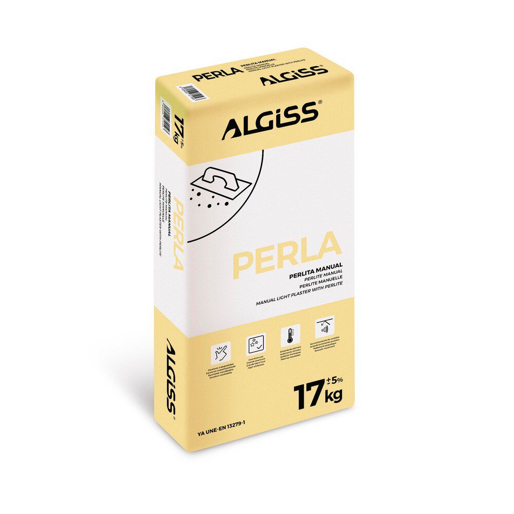 Saco yeso Algiss perla+ (17kg)