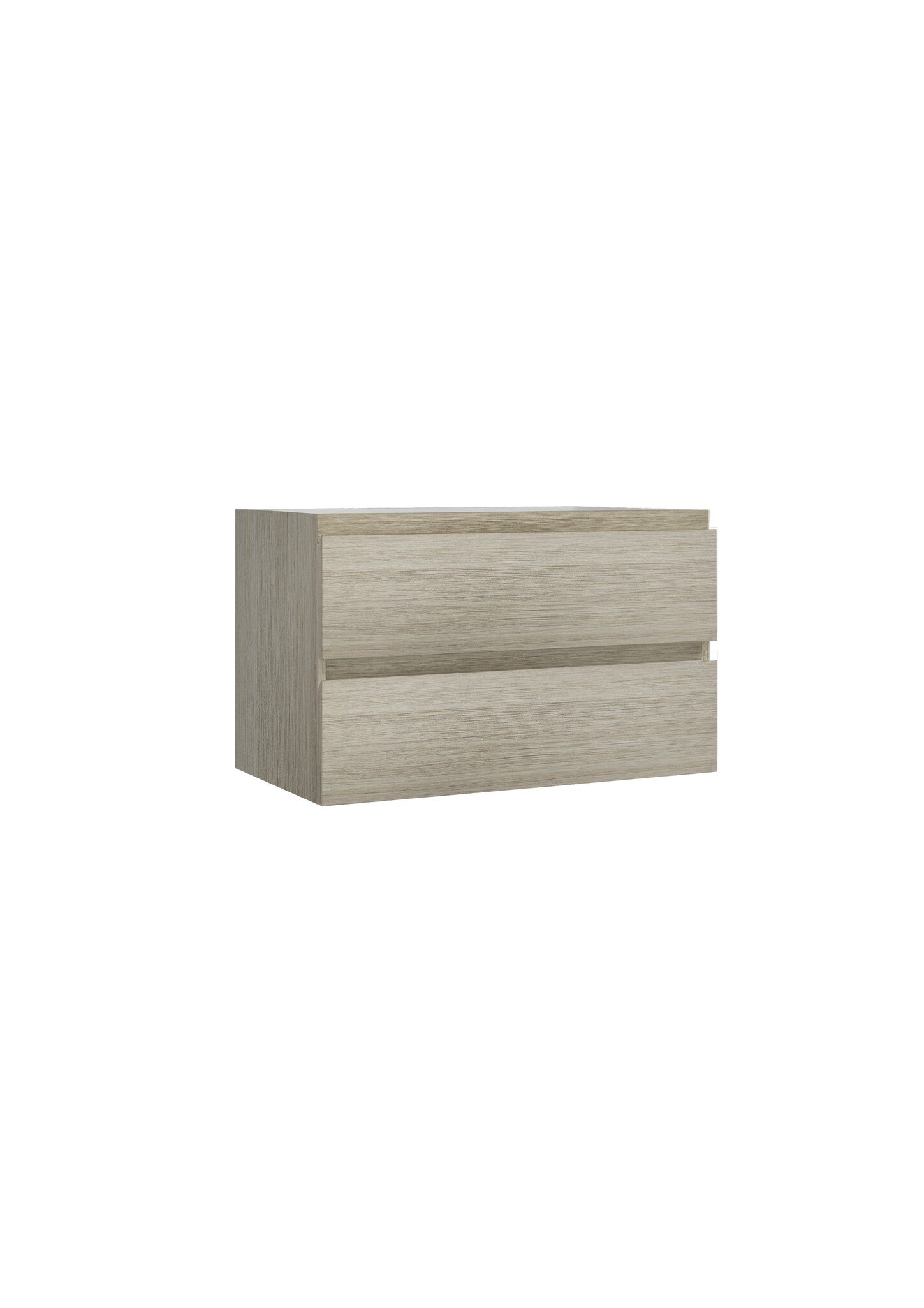 Mueble Baho Nordic 2C suspendido 80x45 Roble pegaso