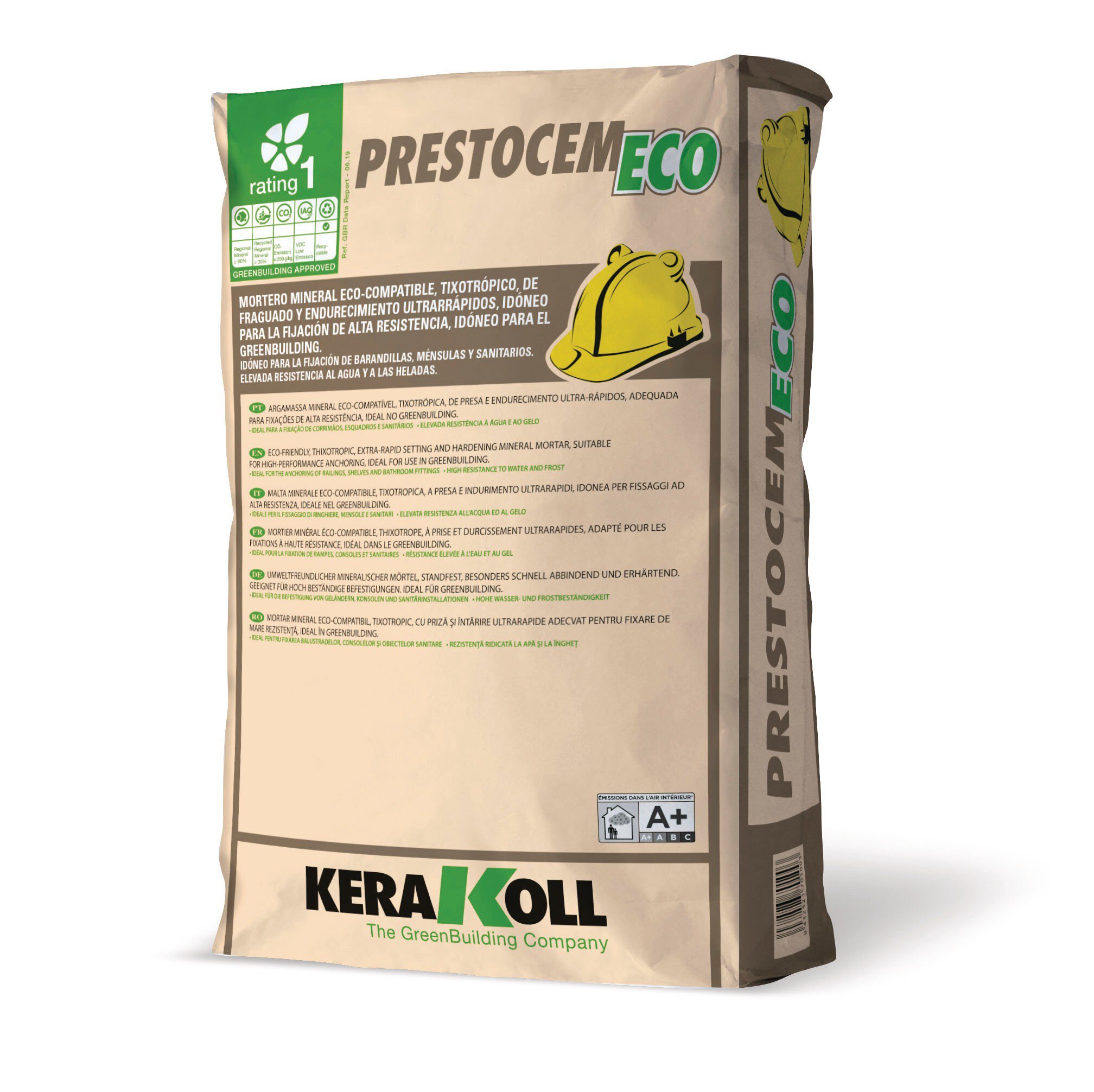 Saco mortero tecnico Kerakoll Prestocem Eco ref. 70100