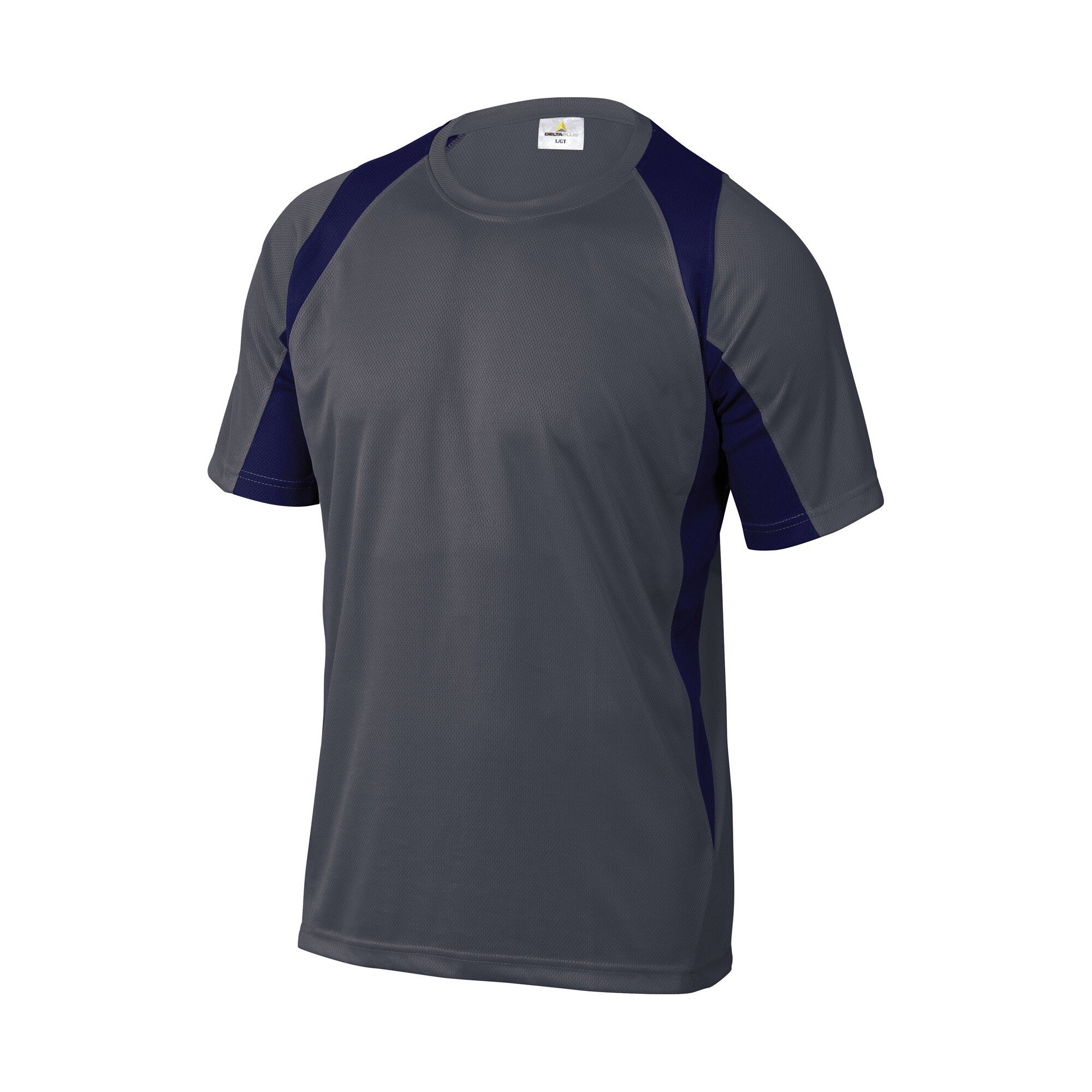 Pz.Deltaplus camiseta bali gris/azul marino t.l