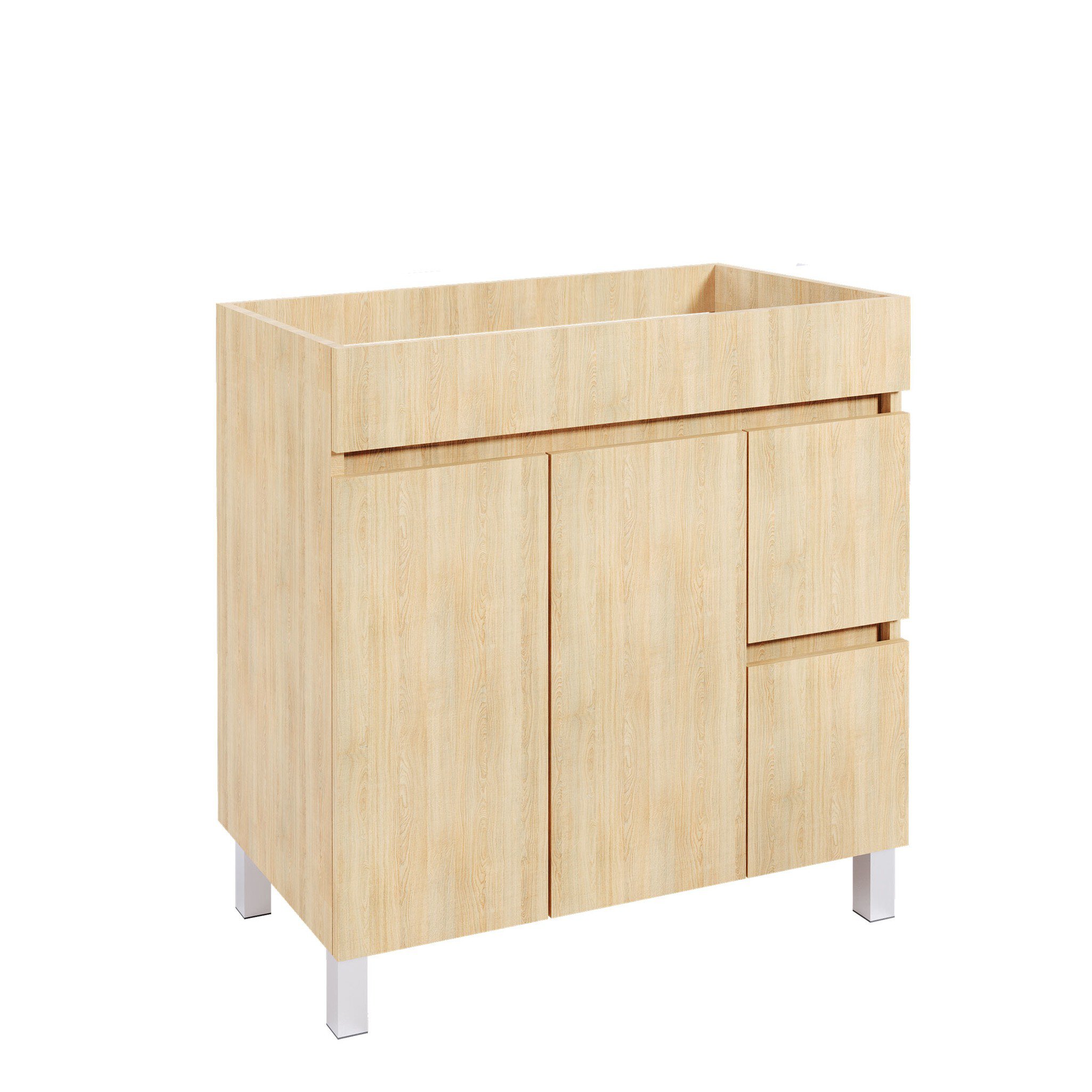Mueble Baho Matty 2P 2C a suelo 80x45 Fresno