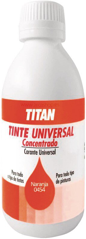 Bote Titan tinte universal naranja 50ml