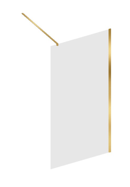 Mampara Baho Cala Oro cepillado 120cm