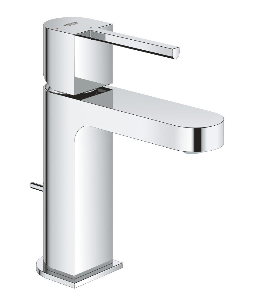 Grohe 23870003 PLUS Monomando de lavabo de 1/2 c/vaciador SilkMove ES apertura en frío Tamaño - S