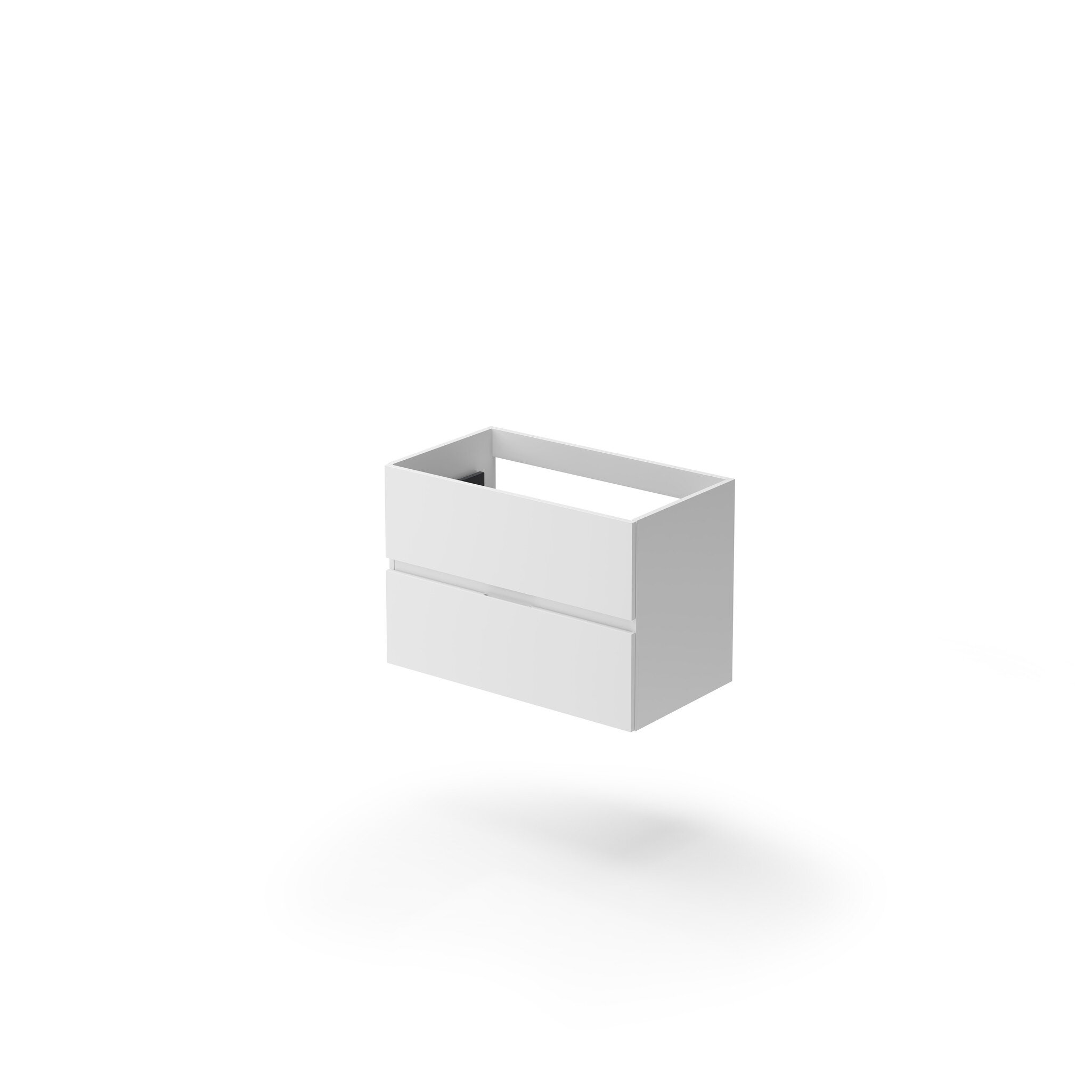 Mueble Baho Manning 2C suspendido 80 blanco brillo