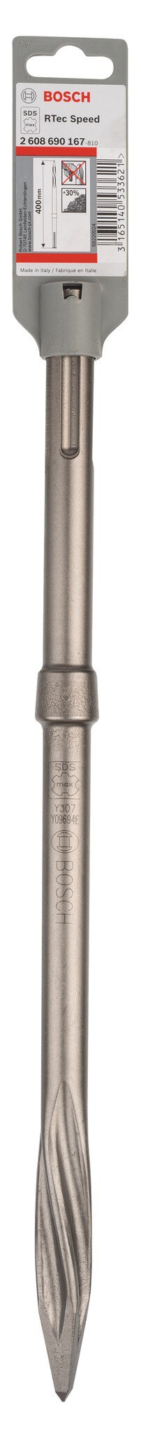 Pz.cincel Bosch sds-max puntero r-tec 400mm