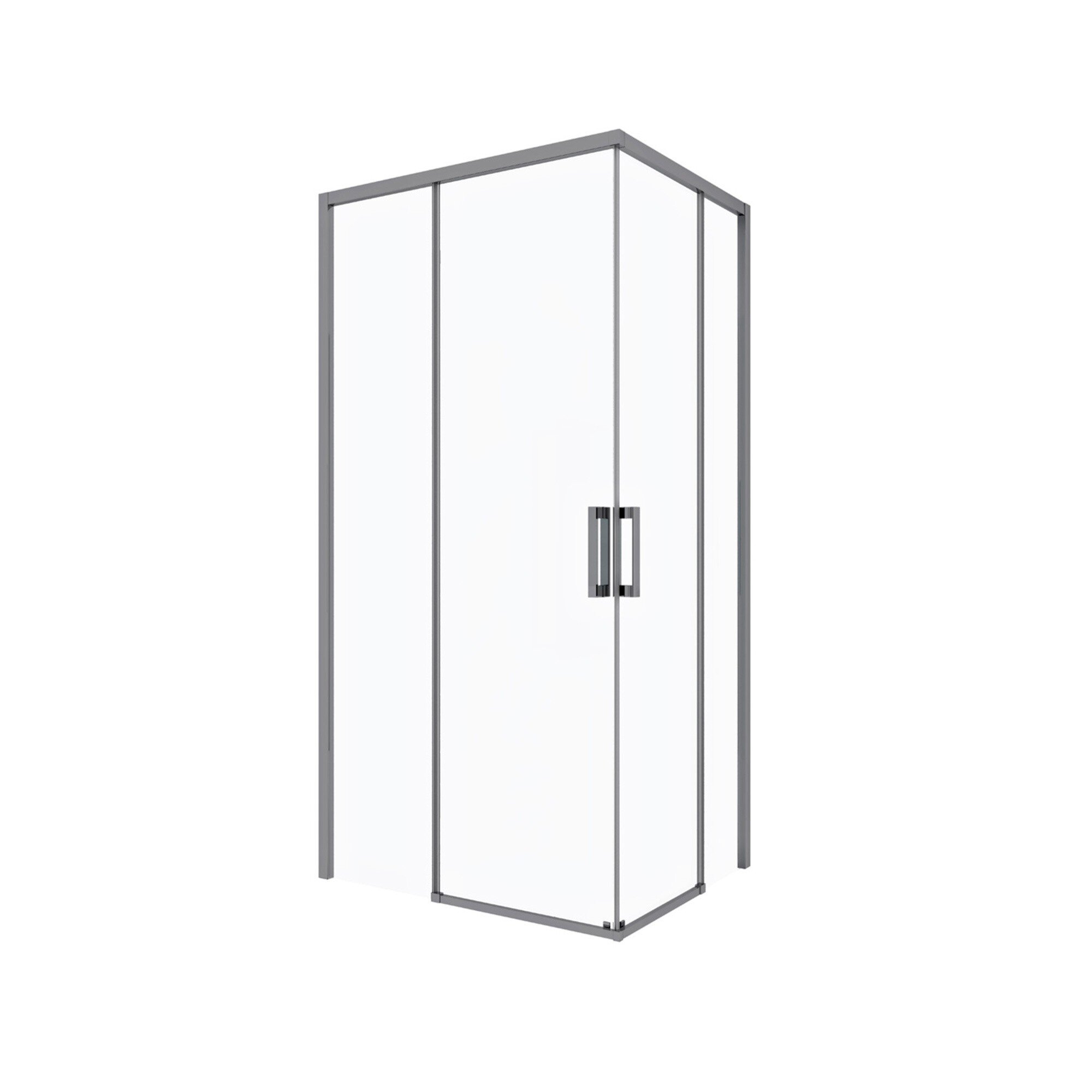 Mampara de ducha Baho Palio rectangular 80x80