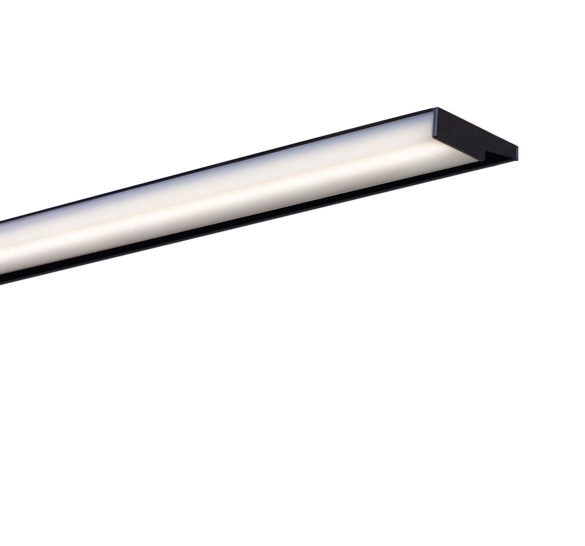 Aplique led Baho Sol 120 cm negro mate