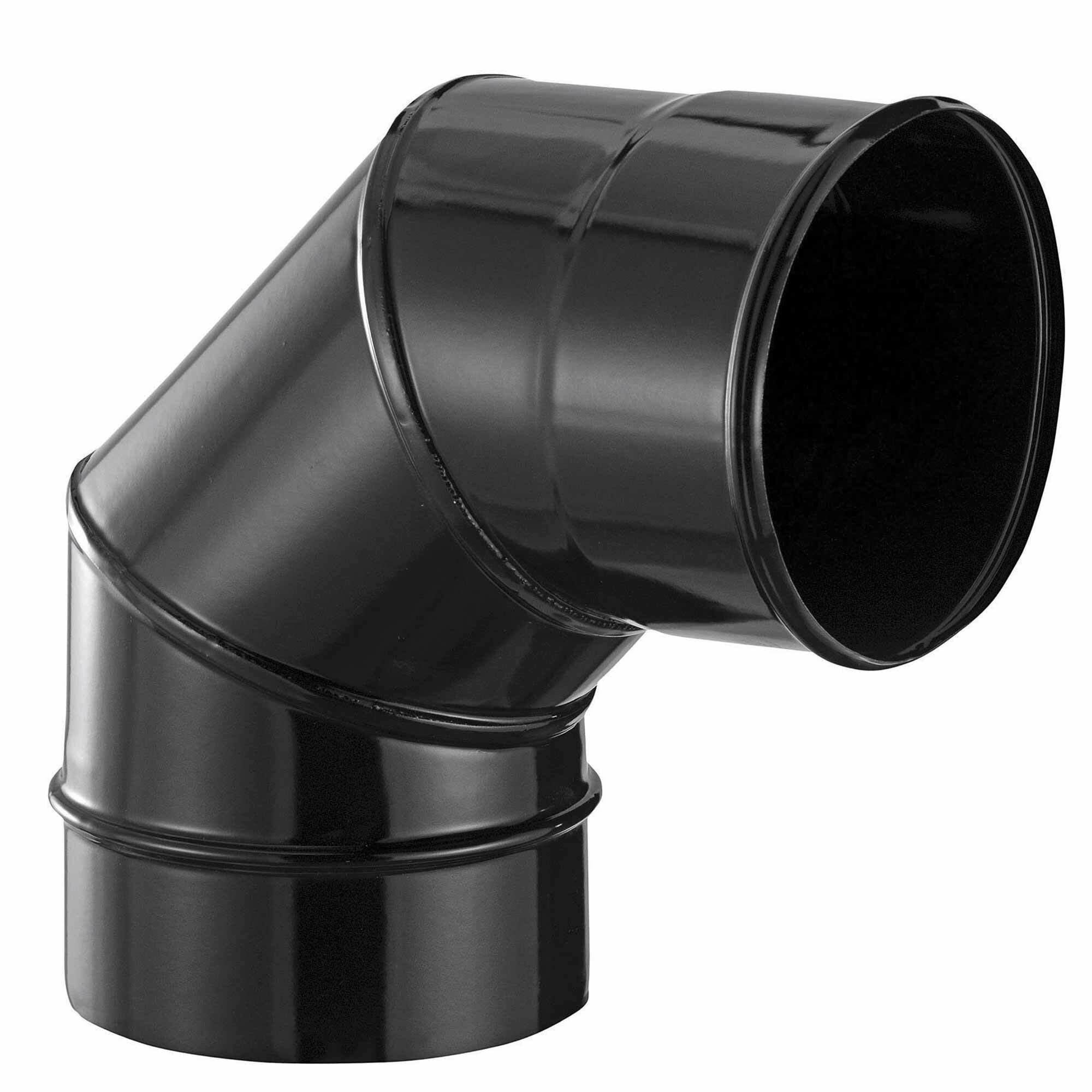 Pz.Bofill codo 90º vitrificado negro mate diam.200