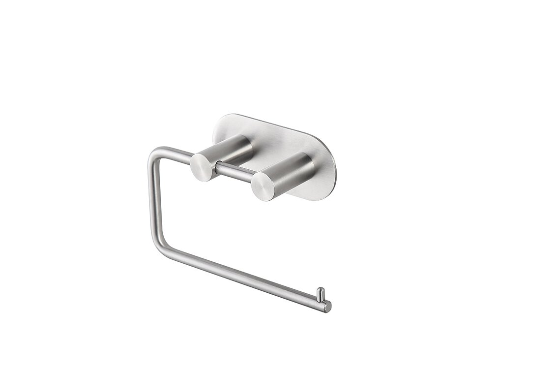 Portarollos Baho Bolt acero cepillado (adhesivo 3M)