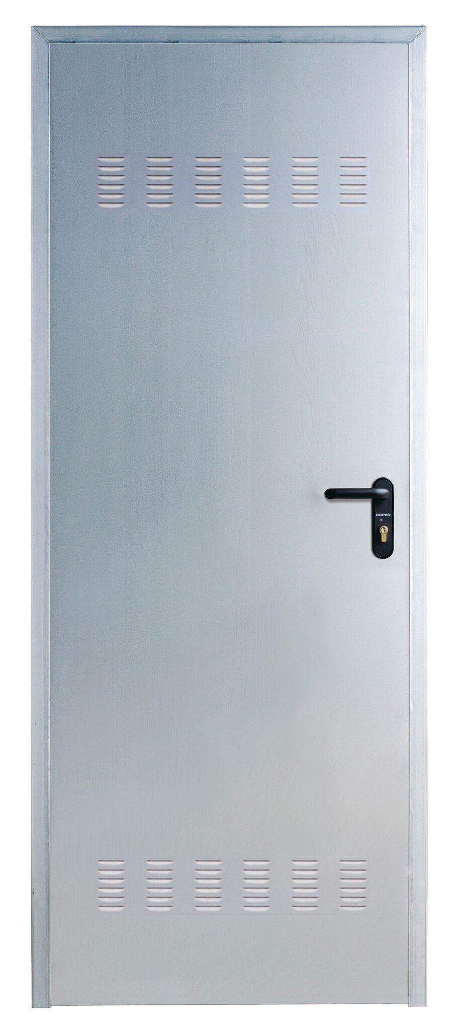 Puerta Roper multiuso galvanizada 900x2100 ventilada izquierda