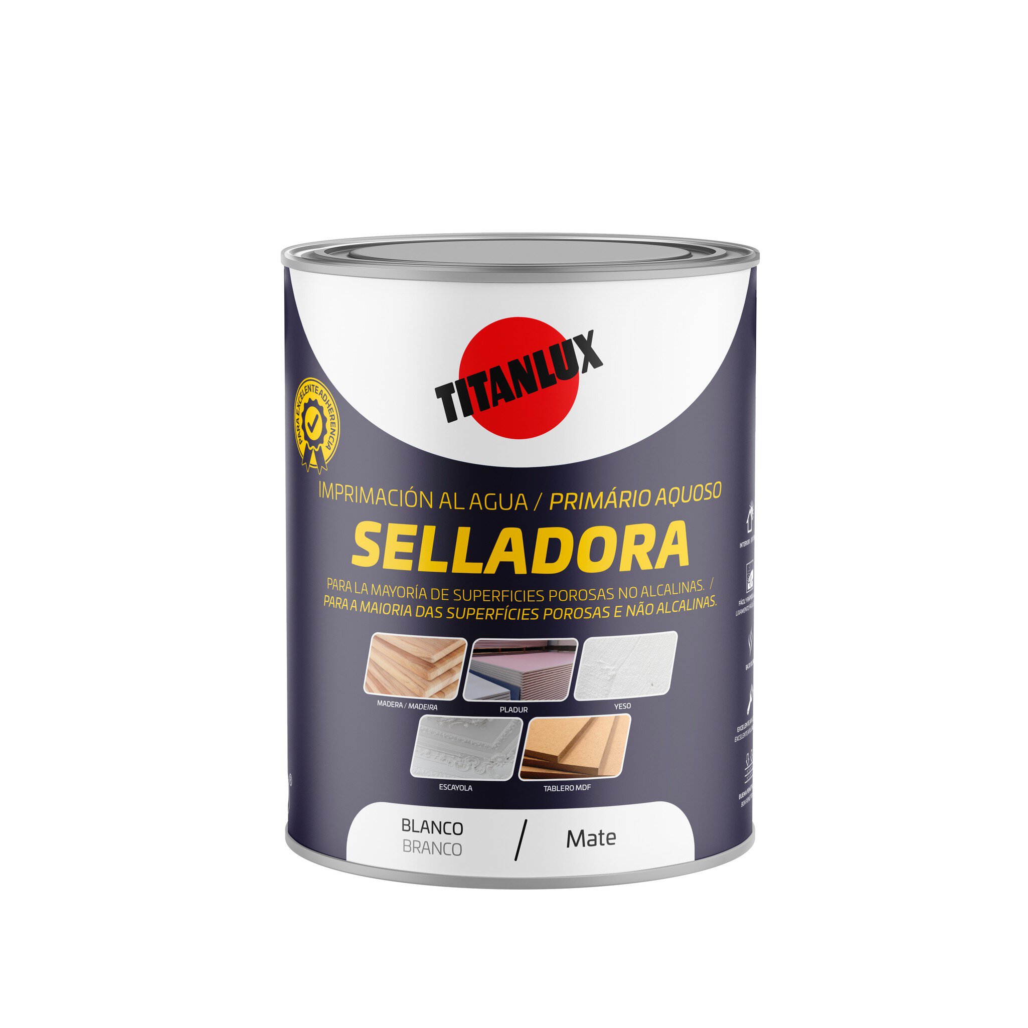 Bote Titanlux selladora al agua blanco 750ml