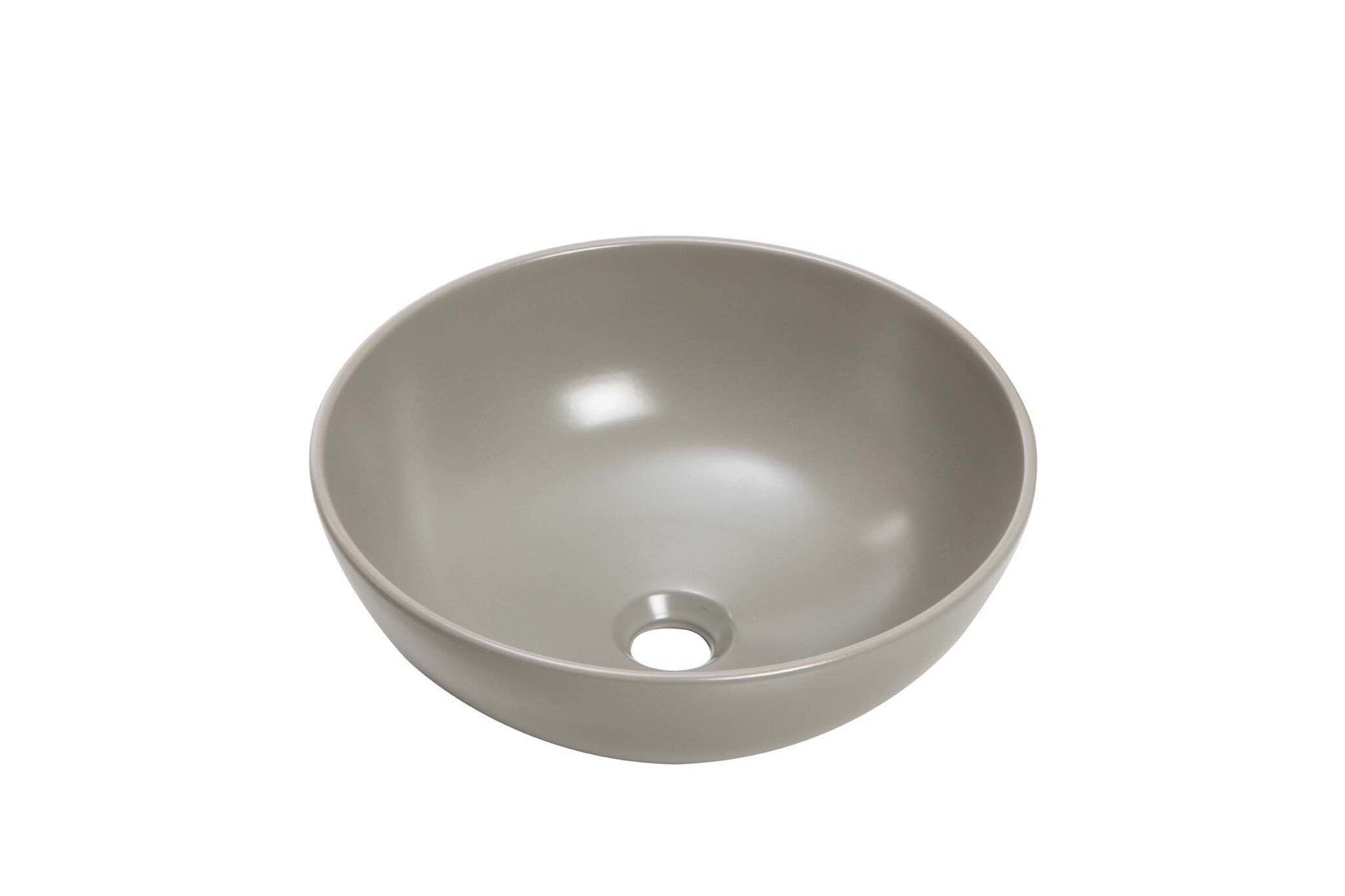 Lavabo Baho Ovo gris mate