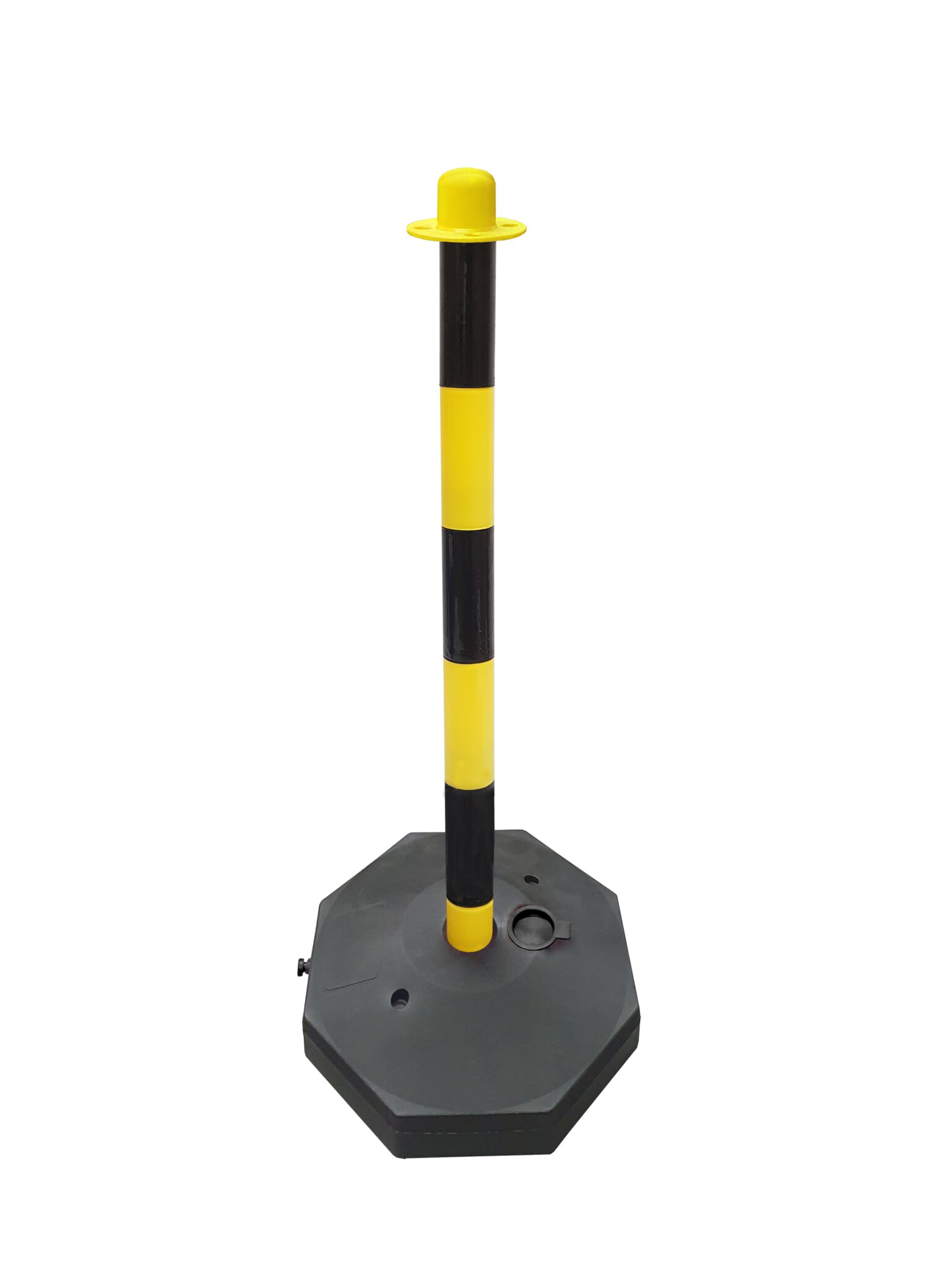 Pz. Poste JG señalización negro y amarillo