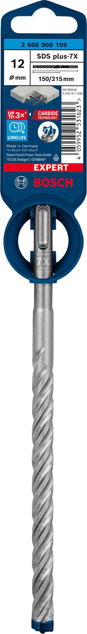 Pz.broca Bosch SDS-plus-7X 12X150X215