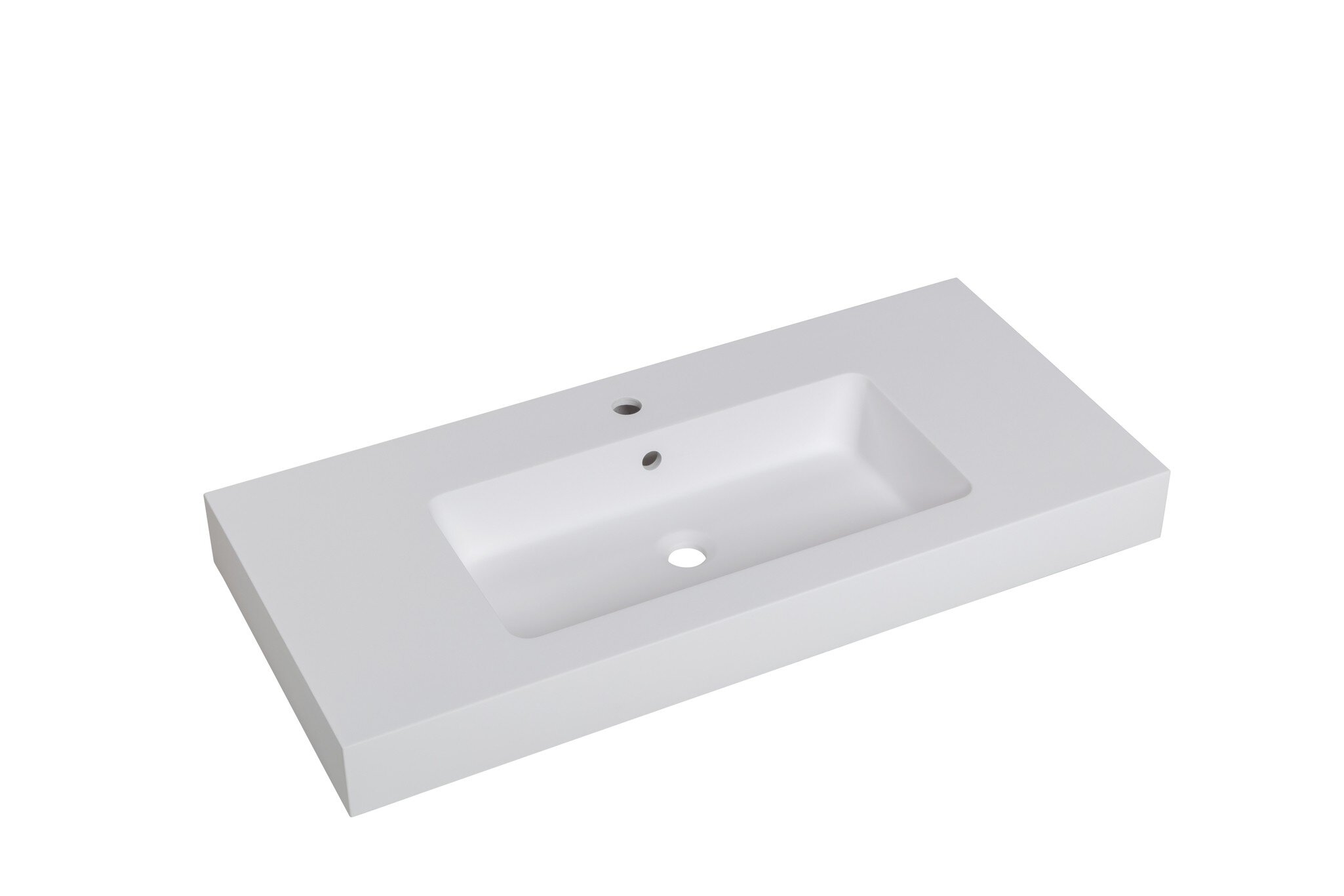Lavabo con faldon Baho Bianco V 100x46