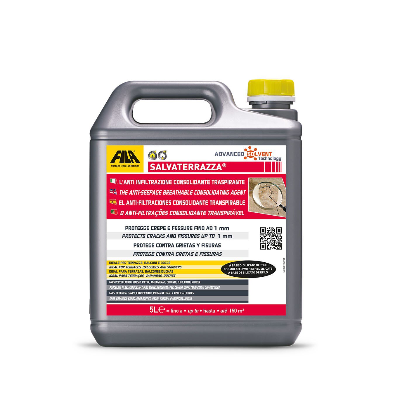 Bote (5l) Fila impermeabilizante Salvaterrazza
