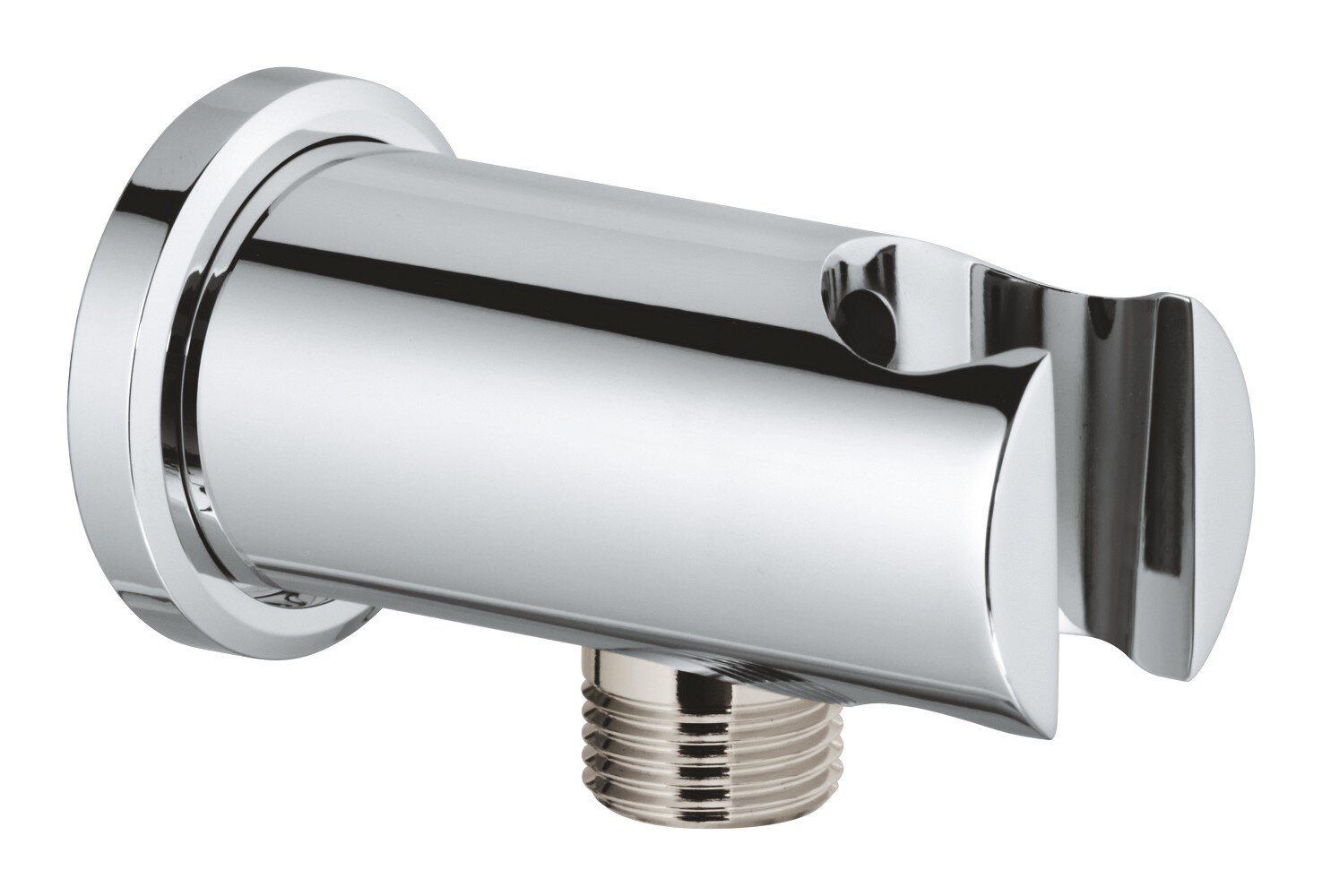 Grohe 26658000 Soporte con codo florón redondo