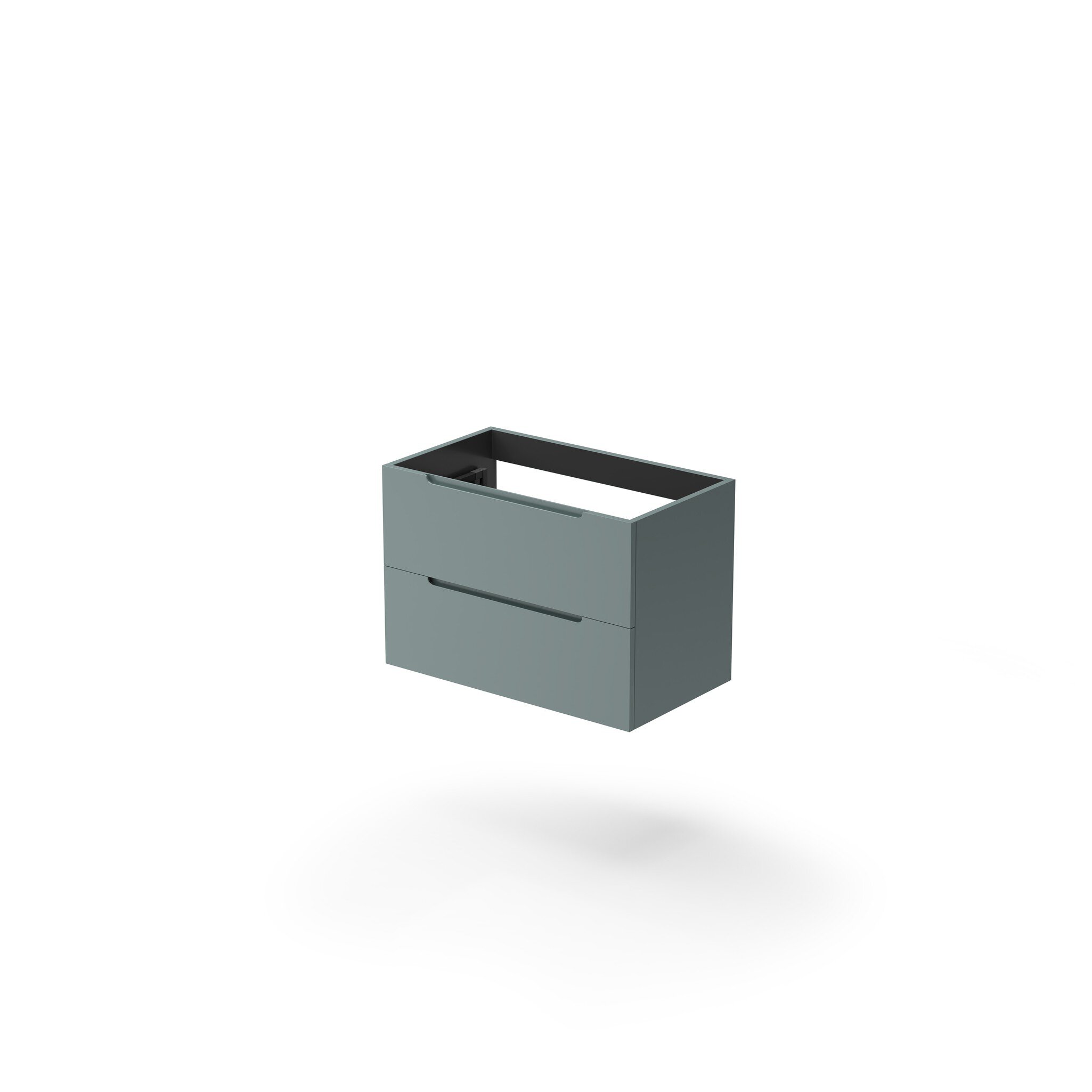 Mueble Baho Clua 2C suspendido 100 Verde jade mate