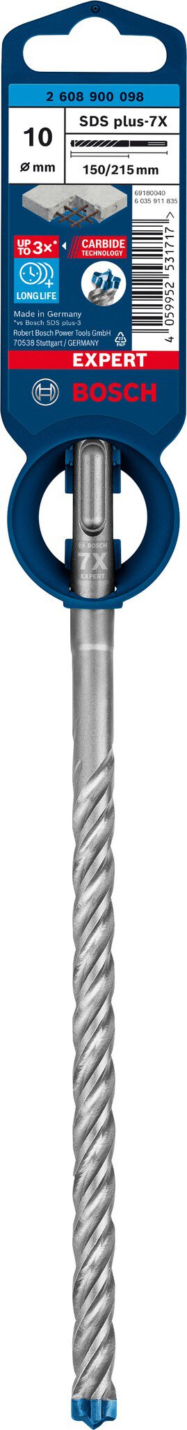 Pz.broca Bosch SDS-plus-7X 10X150X215