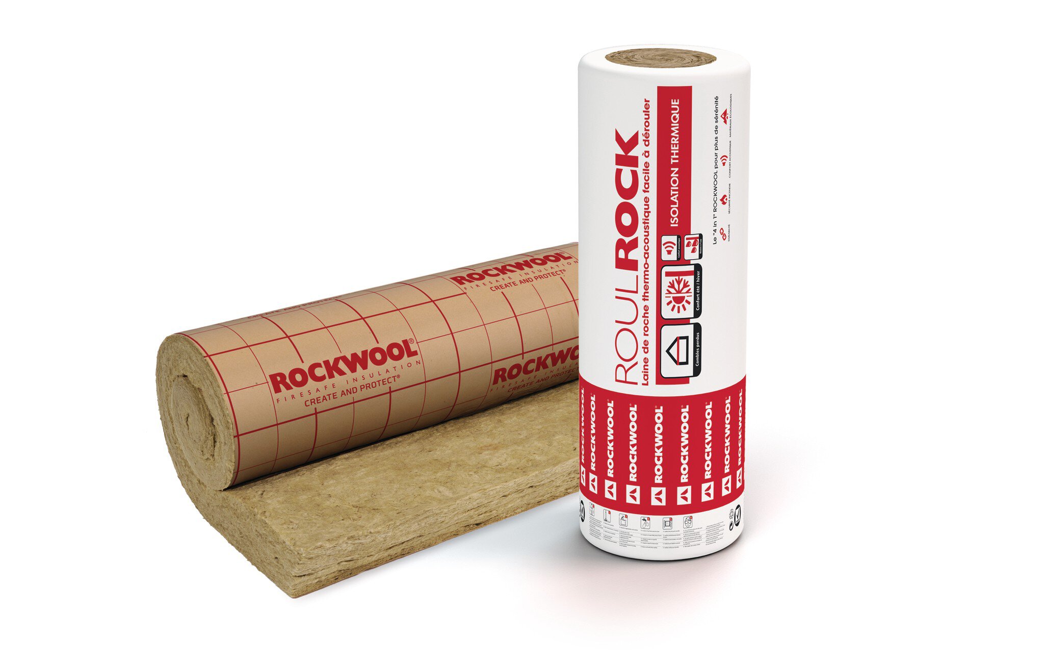 Rollo Rockwool Roulrock Kraft 600x120cm - 80mm (53436)