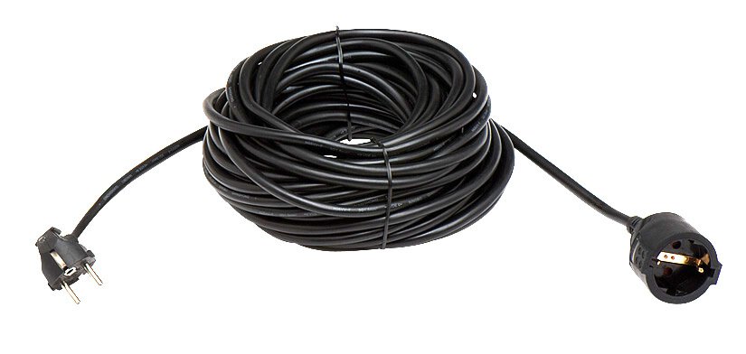 Pz.prolongacion Famatel 2986 16a 3x1.5 10m negro