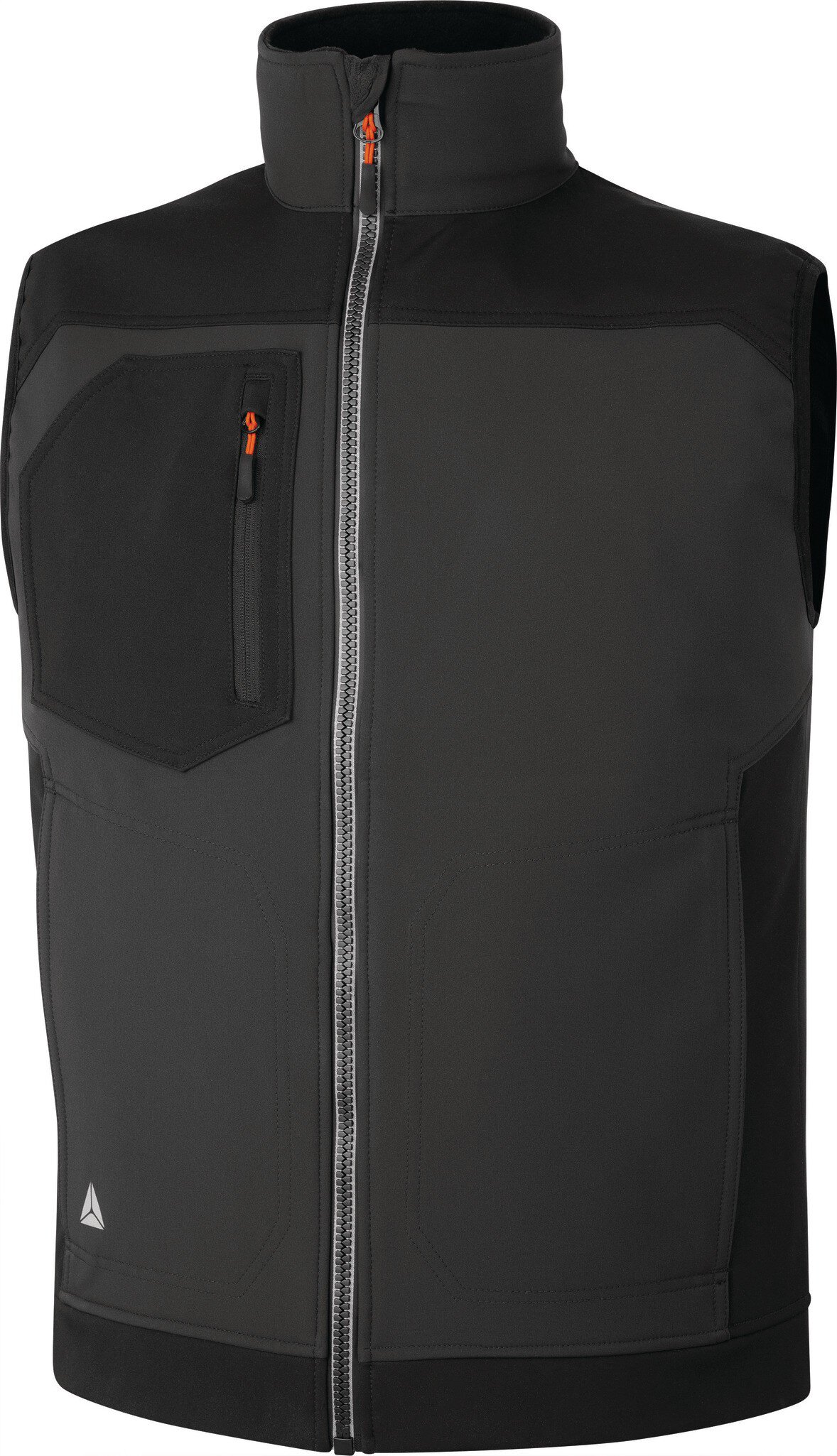 Pz.Deltaplus chaleco Softshell Holen gris/negro t.xxl