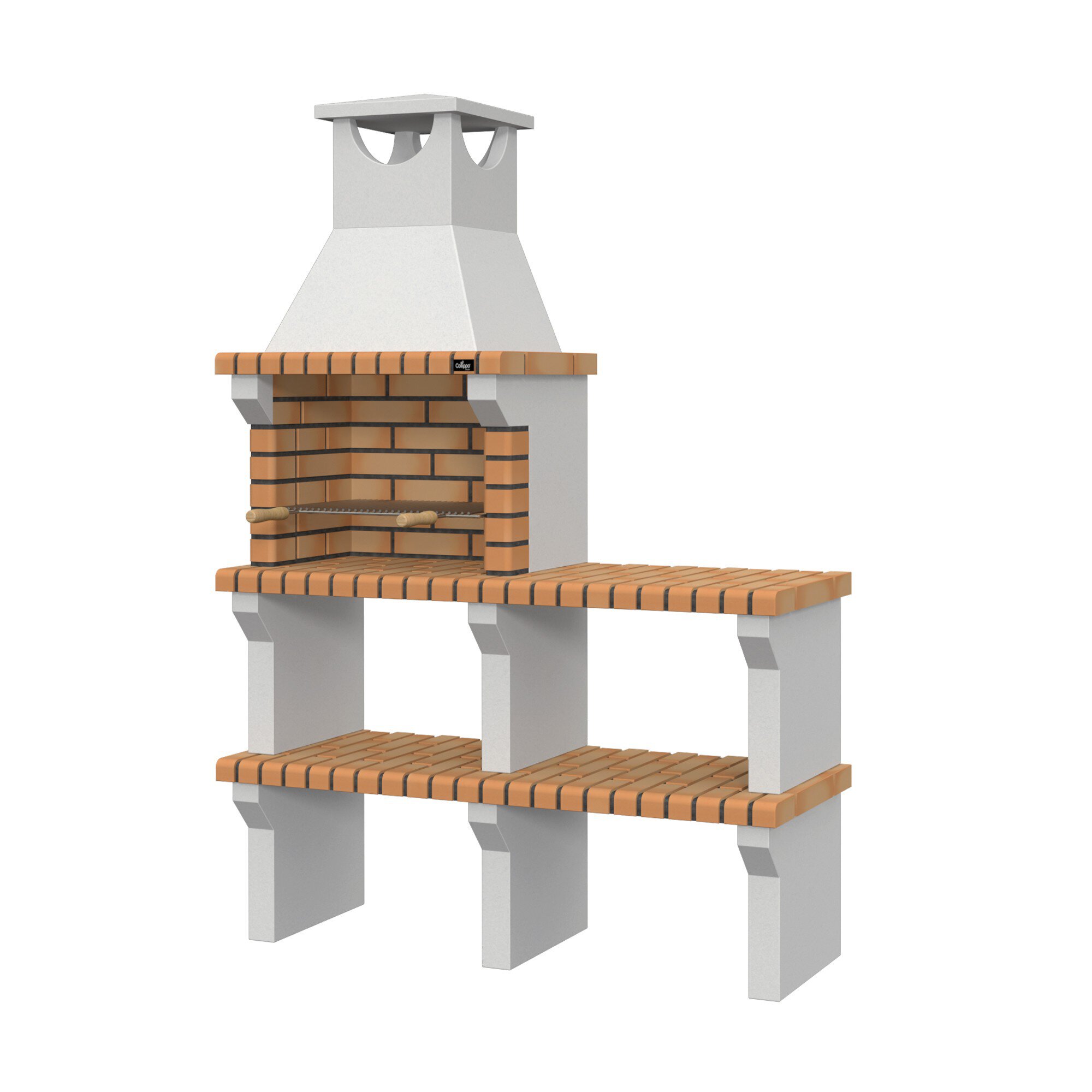 Barbacoa Rist /repisa 136x47x196 cm