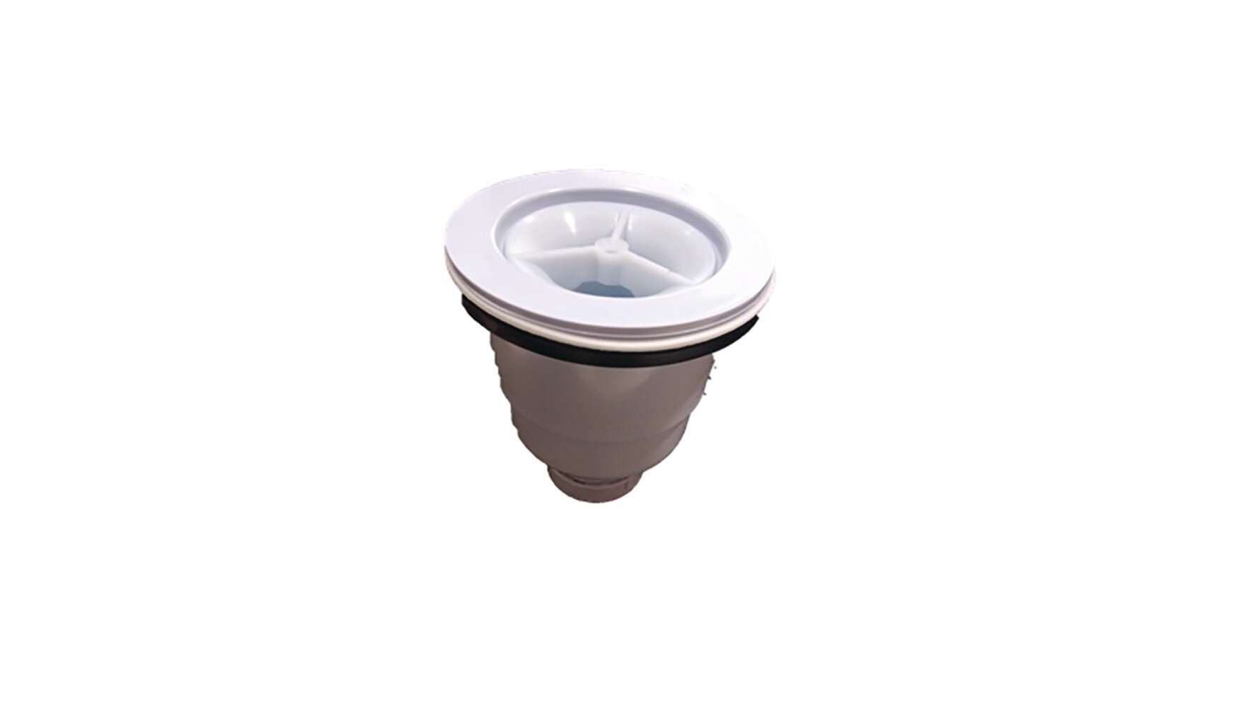 Pz. Baho valvula para plato de ducha de 90mm salida vertical