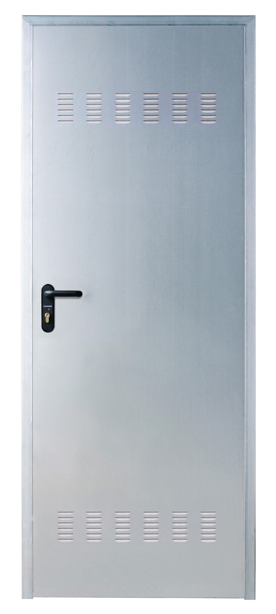 Puerta Roper multiuso galvanizada 900x2100 ventilada derecha