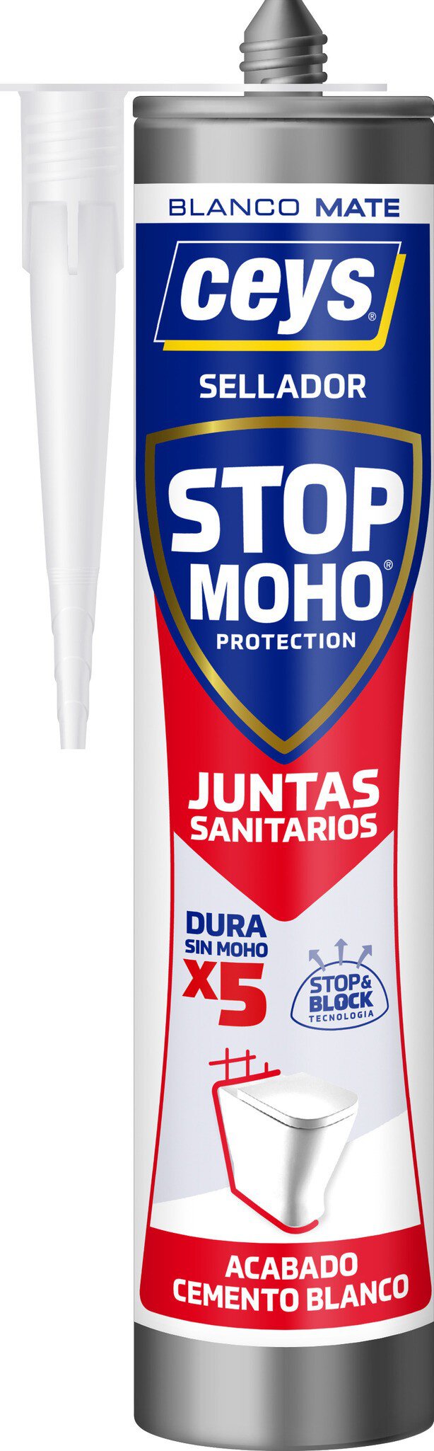Cartucho 290 ml Ceys stop moho juntas sanitarios