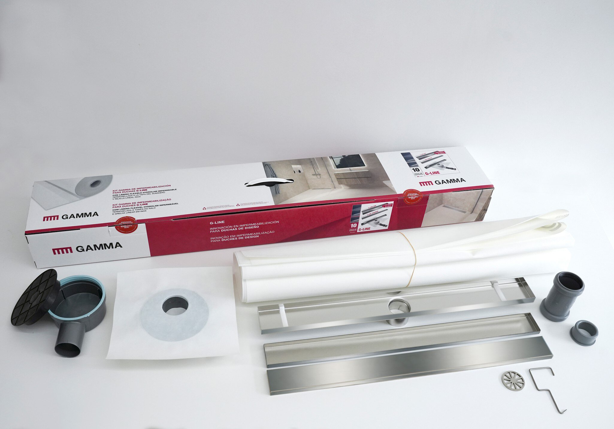 Kit GAMMA impermeabilización para duchas HYDROLAM G-LINE DUO 70