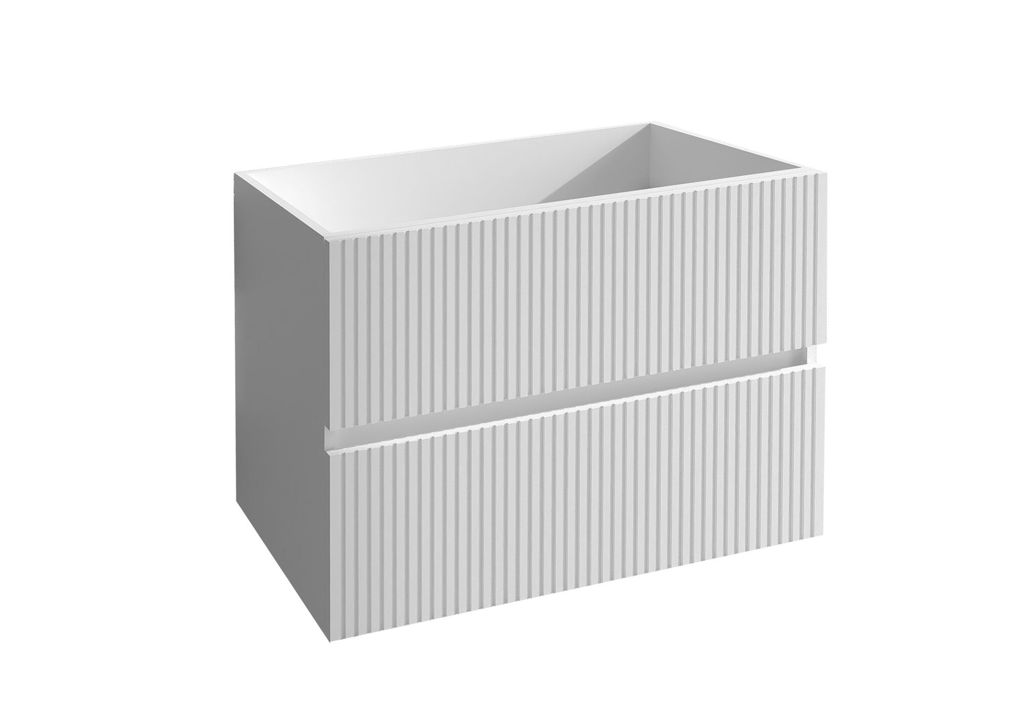 Mueble Baho Vertia 2C suspendido 80x45 Blanco mate