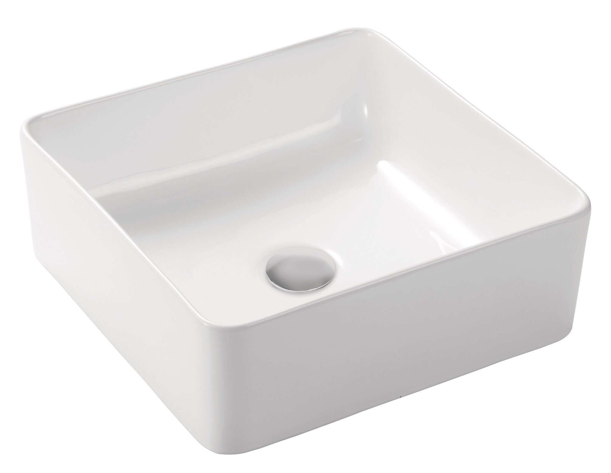 Lavabo Baho Montclair 36x36 blanco brillo