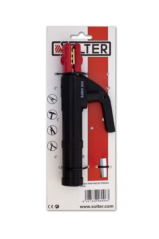 Pz.Solter soldadura 6006 pinza portaelectrod.200a