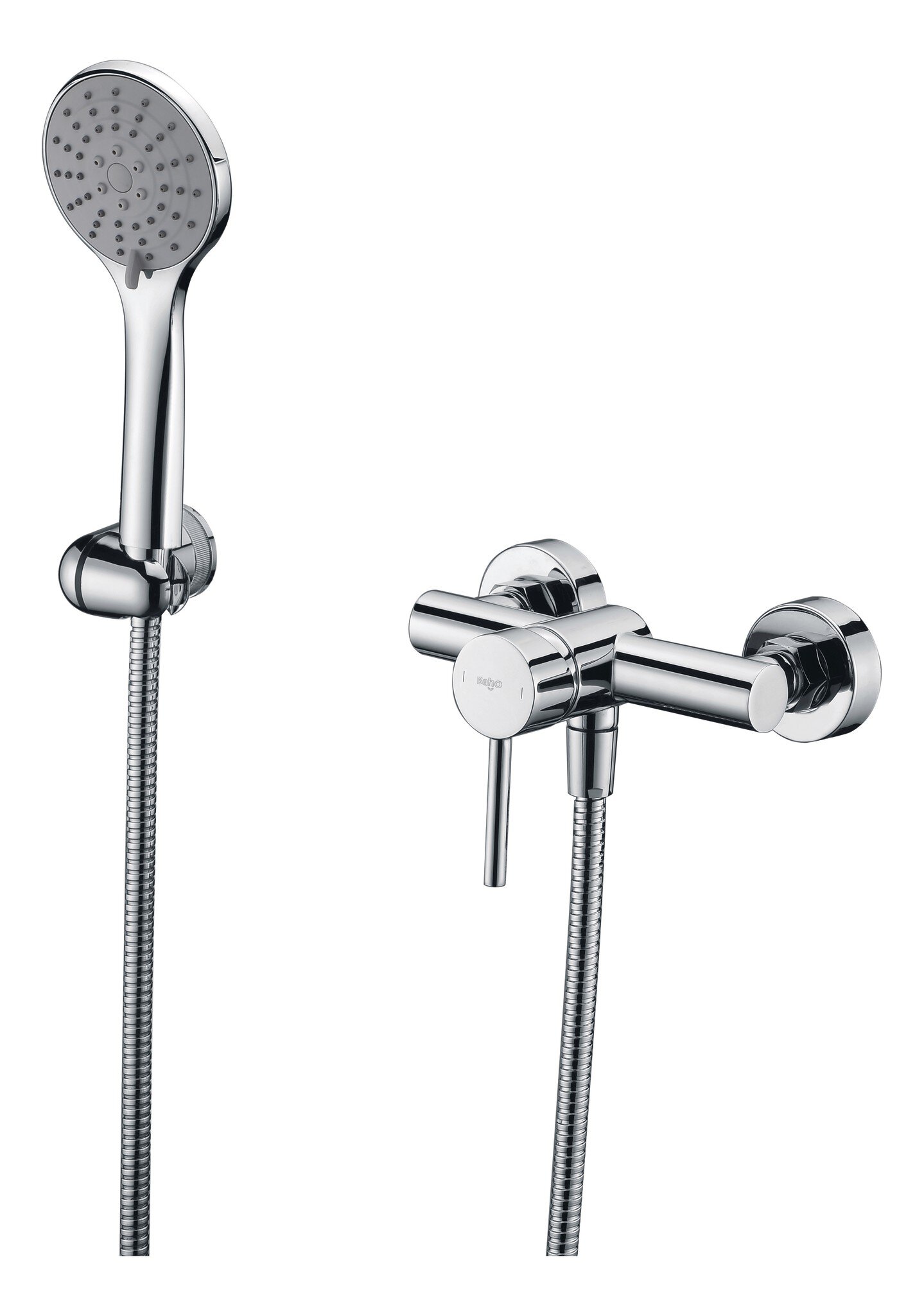Grifo de ducha Baho Rondo con accesorios