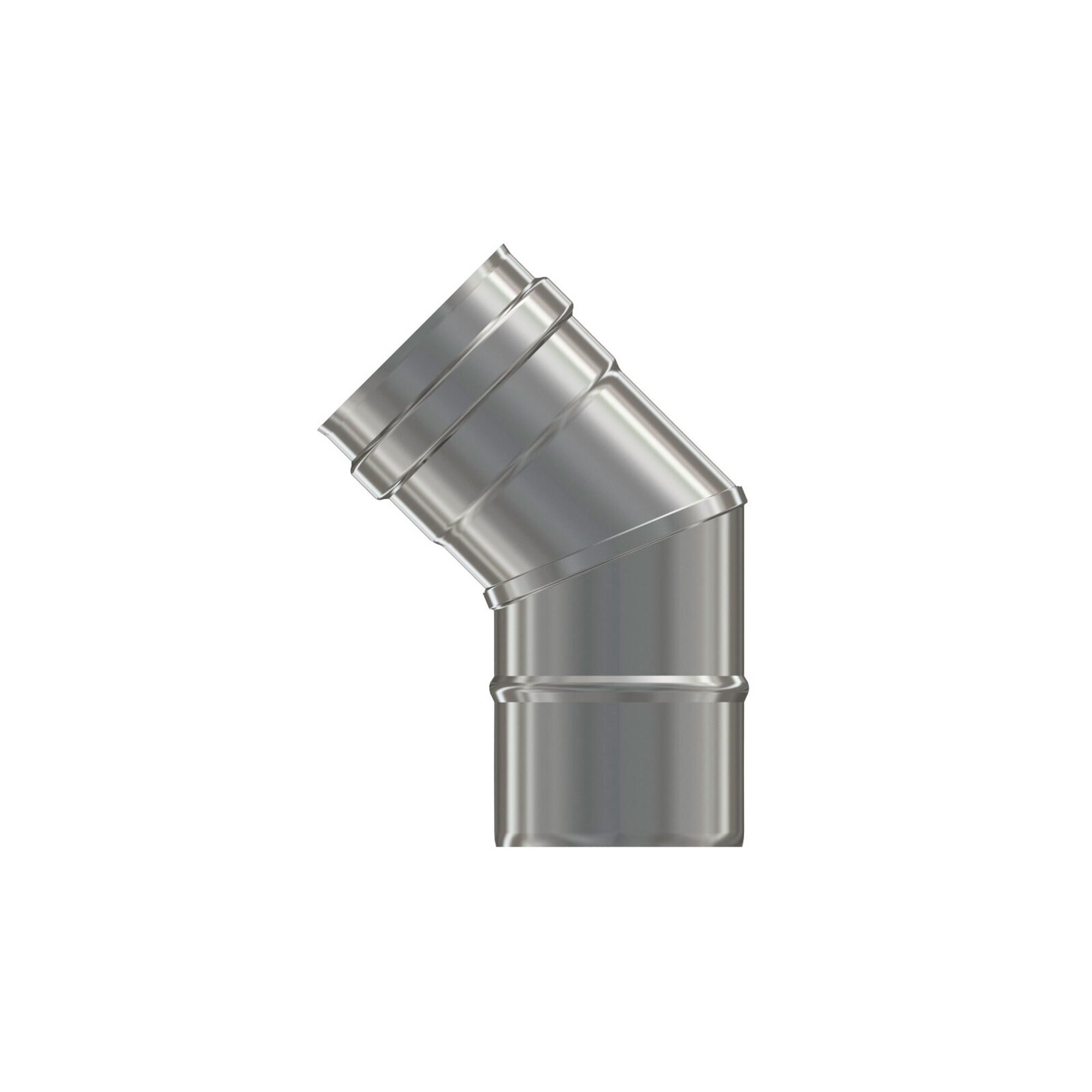 Pz.Exojo Codo 45º Acero Inox Aisi 316L para pellet